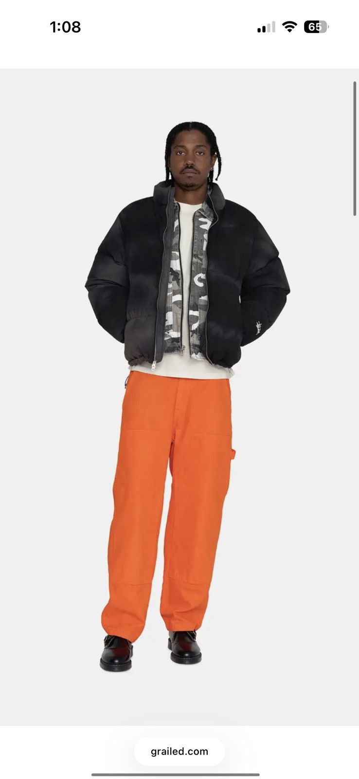 Stussy Stussy canvas work pant orange Size US 32 / EU 48 - 11 Thumbnail