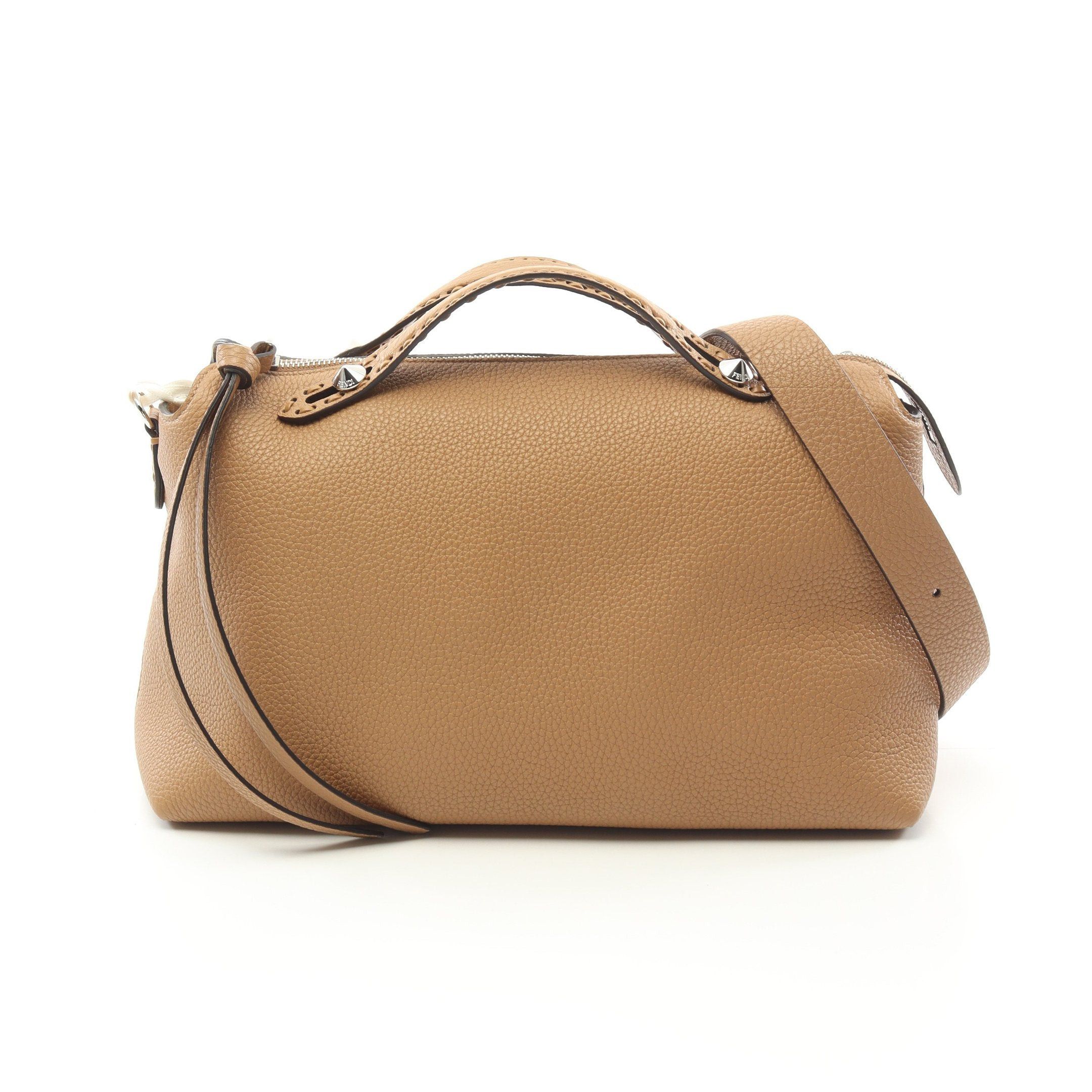 Fendi Fendi Bi The Way Selleria Large Handbag Leather Light Brown Size ONE SIZE - 1 Thumbnail