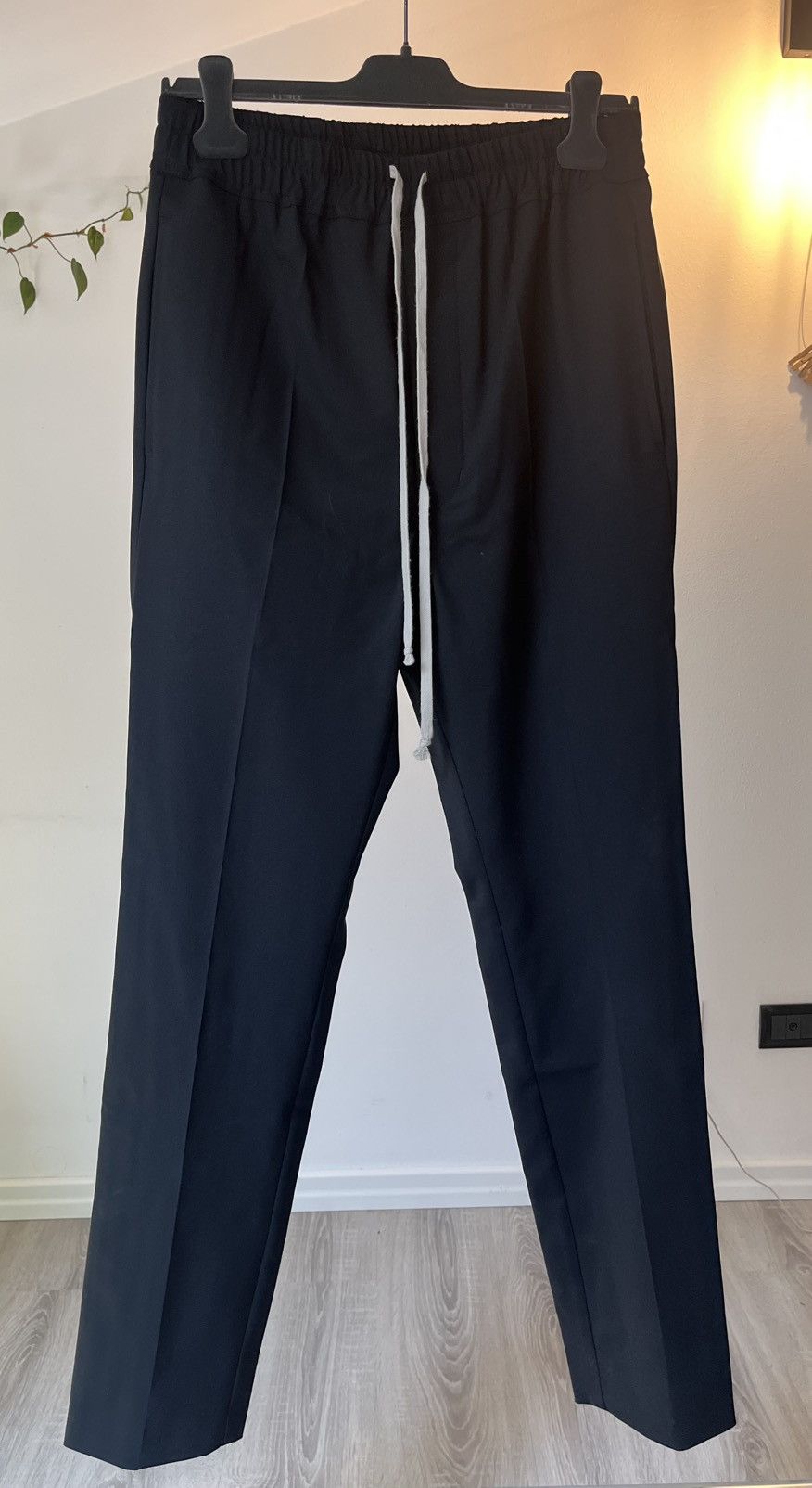 Rick Owens Rick Owens FW23 Luxor Drawstring Wool Pants – New with Tags Size US 31 - 2 Thumbnail