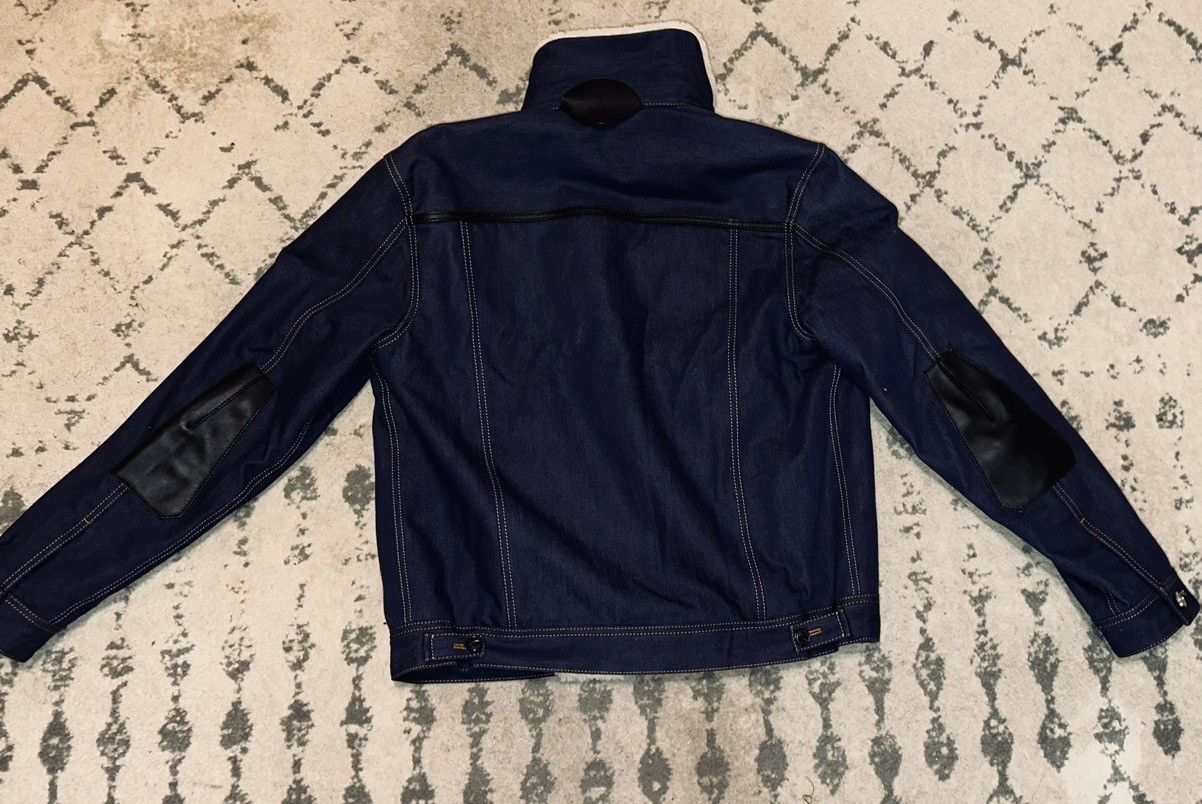 Coach Coach Elbow Patch Denim Shearling Jacket Size US M / EU 48-50 / 2 - 7 Thumbnail