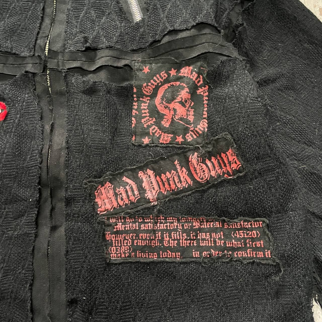 If Six Was Nine × Vintage VINTAGE Y2K MAD PUNKS VERY RARE ZIP SWEATER HYPE VAMP Size US L / EU 52-54 / 3 - 12 Thumbnail