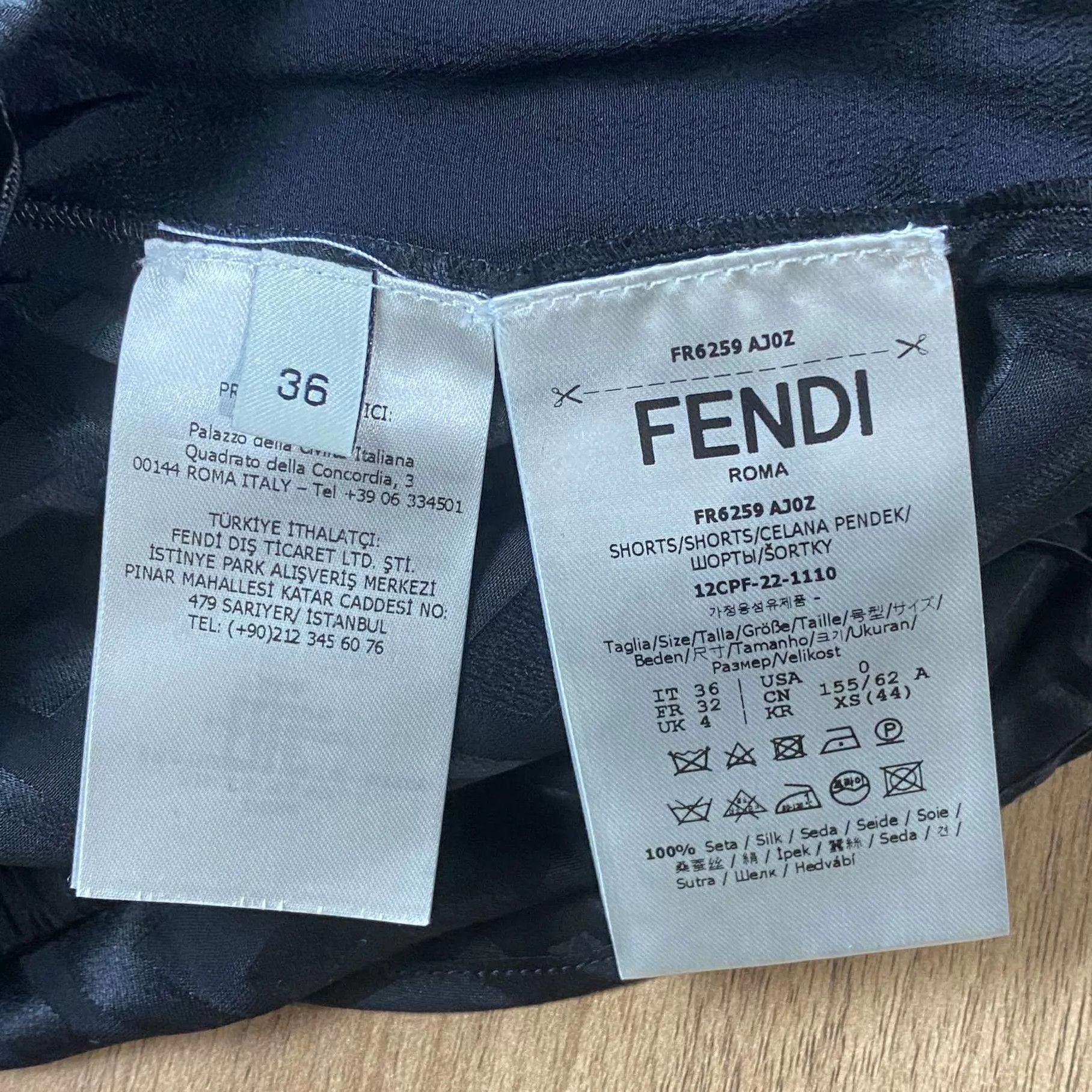 Fendi FENDI Double F All-Over Print Shorts 98 New 36 Size 25" / US 0 / IT 36 - 5 Thumbnail