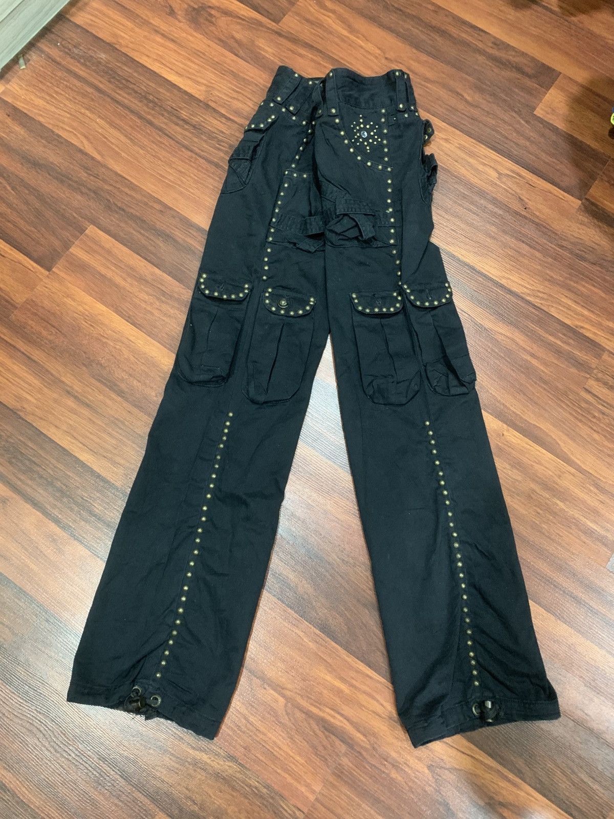 MOUSSY Moussy Airforce Studded Us Army Pants Size 30" / US 8 / IT 44 - 2 Thumbnail