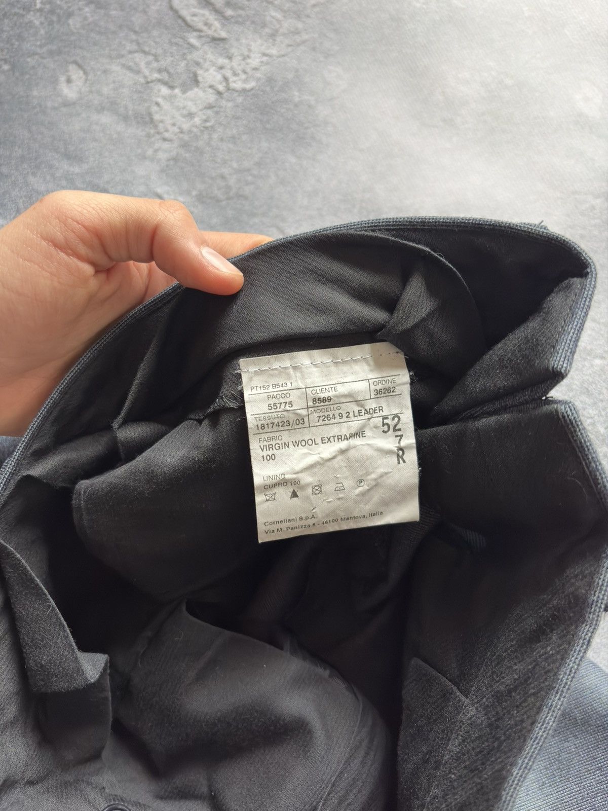 Corneliani Vintage Corneliani Luxury Wool Suit Blazer And Pants Size 52R - 13 Thumbnail