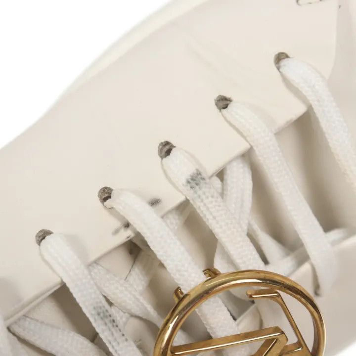 Louis Vuitton Louis Vuitton Frontrow White Leather Low-Top Sneakers -2508 Size US 6 / IT 36 - 6 Thumbnail
