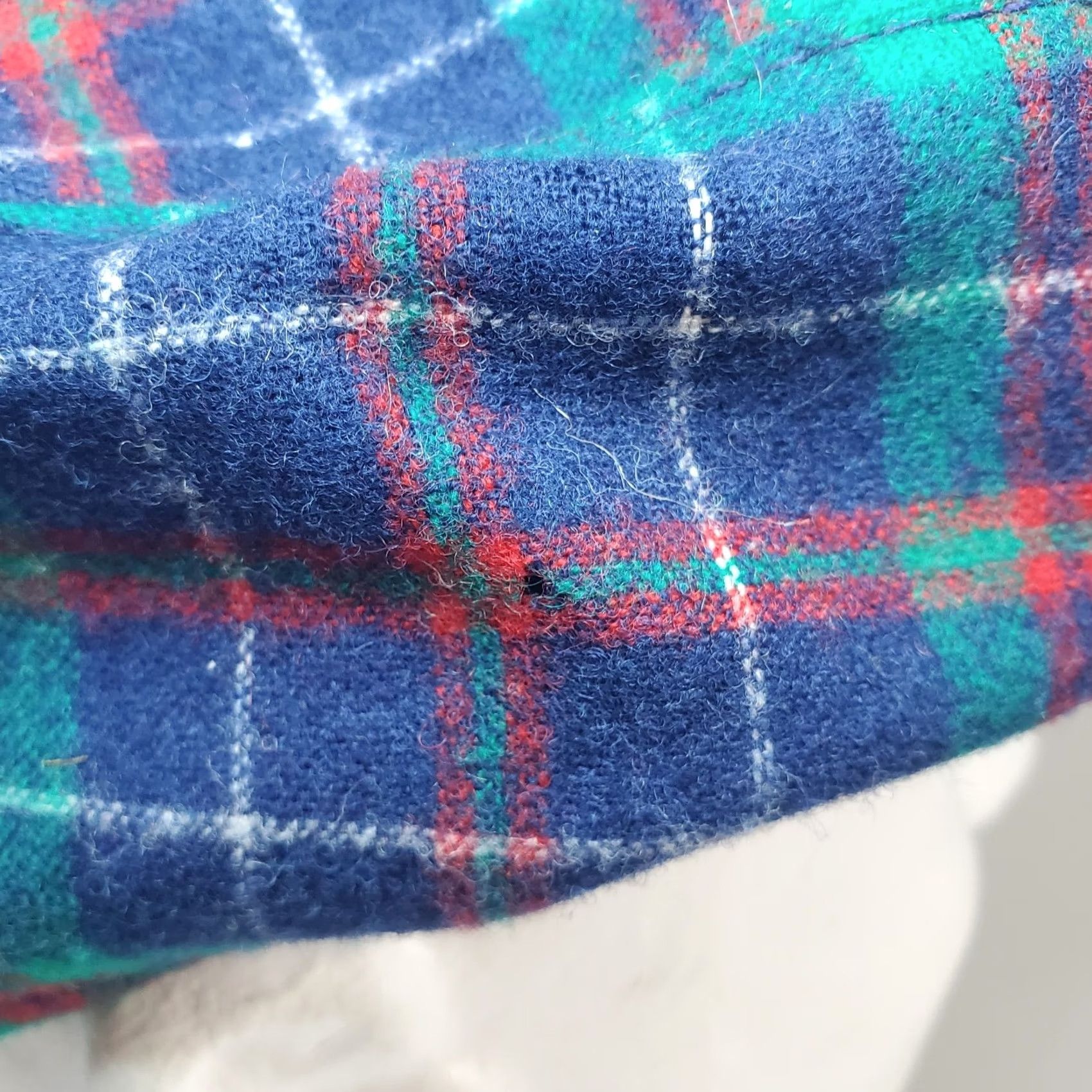 Pendleton VINTAGE Pendleton Wool Cabby Newsboy Cap Hat Blue Tartan Plaid M USA 60s Mens Wool Tweed Lined Dad Grandpa US Vintage 60s Plaid Newsboy Cap Size ONE SIZE - 4 Thumbnail