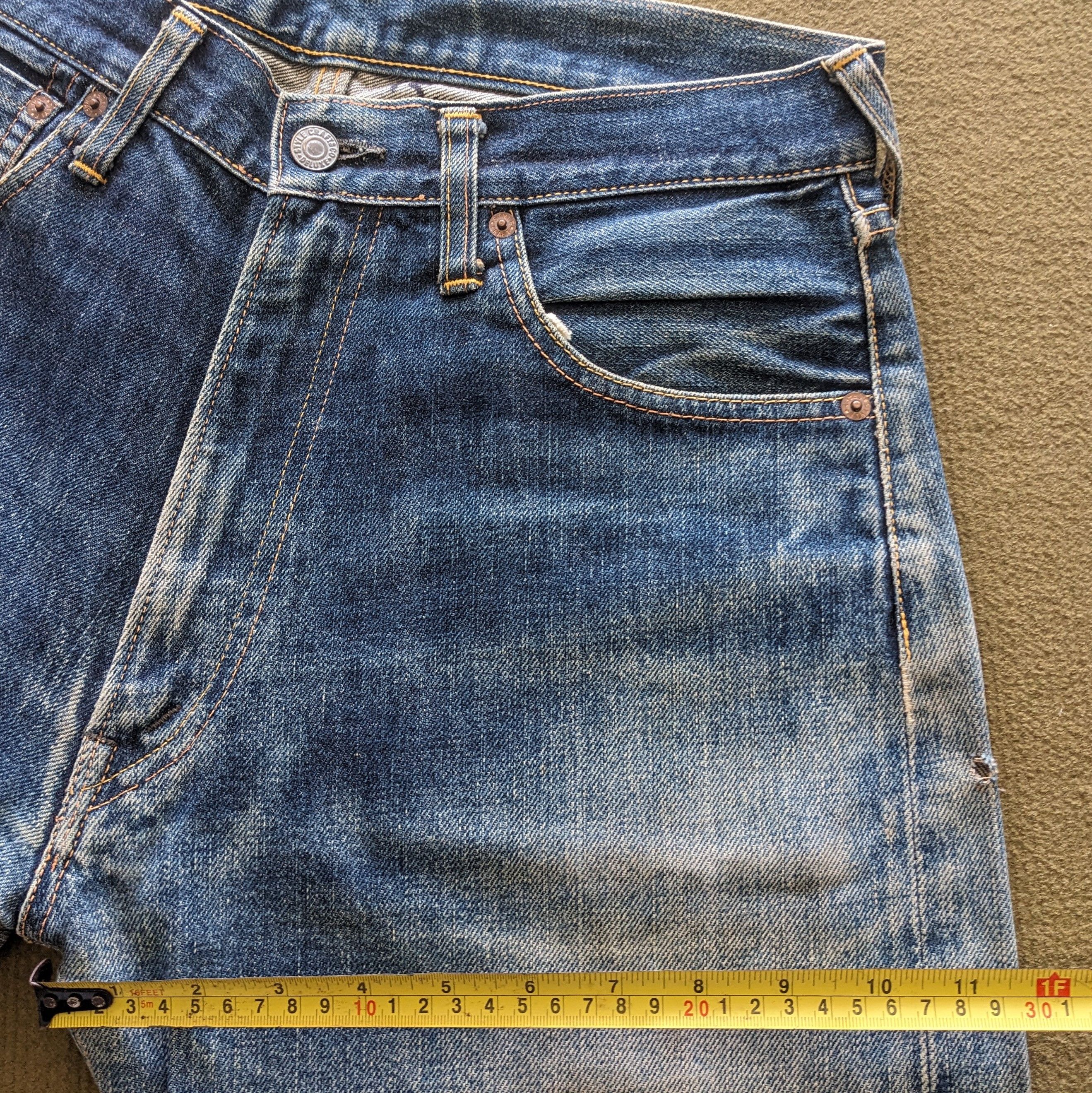 Evisu Vintage EVISU Japanese Fashion Brand Denim Custom Jeans Size US 29 - 9 Thumbnail
