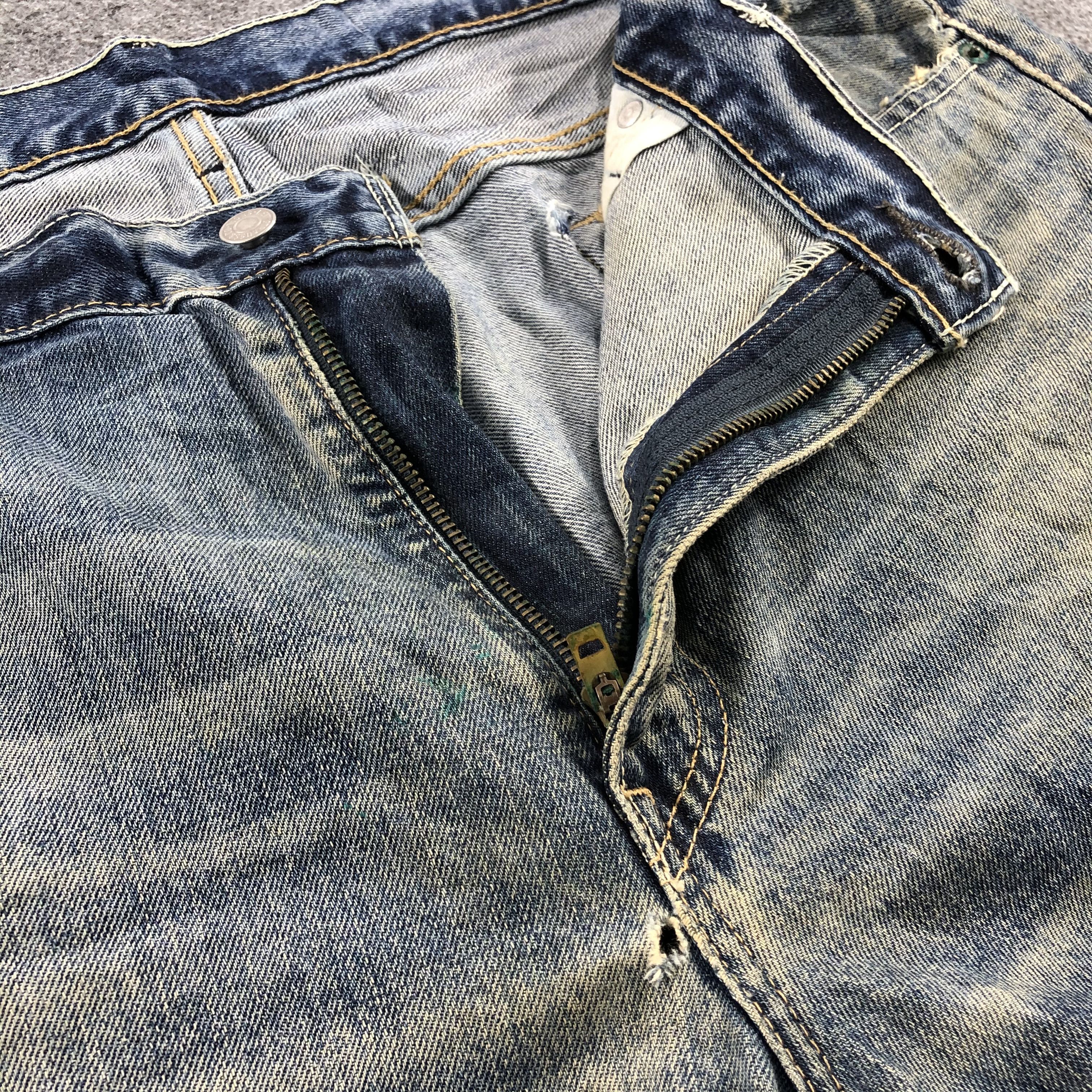 Levi's Vintage Levis Jeans Lot 569 Rusty Washed Denim-J1002 Size US 39 - 8 Thumbnail