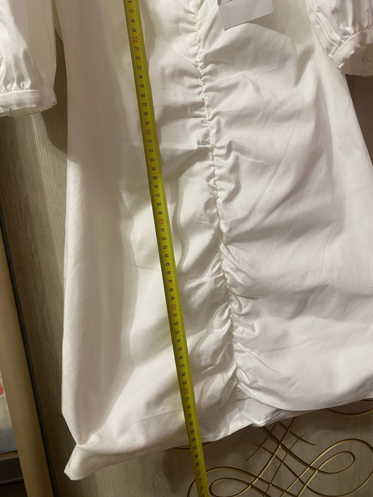Zara ZARA White Mini Dress Puff Sleeve New Size M / US 6-8 / IT 42-44 - 12 Thumbnail
