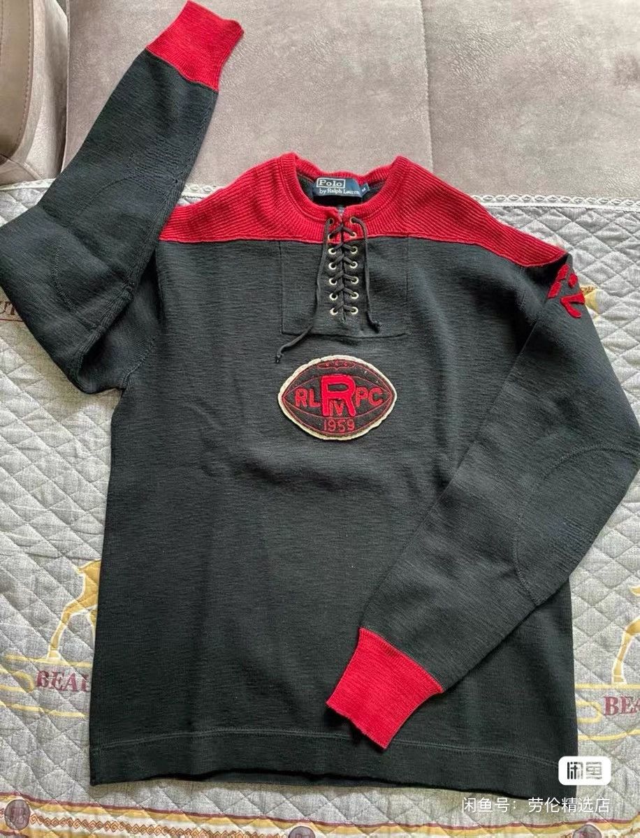 Ralph Lauren ralph lauren rugby knit sweater sweatshirt Size US M / EU 48-50 / 2 - 1 Thumbnail