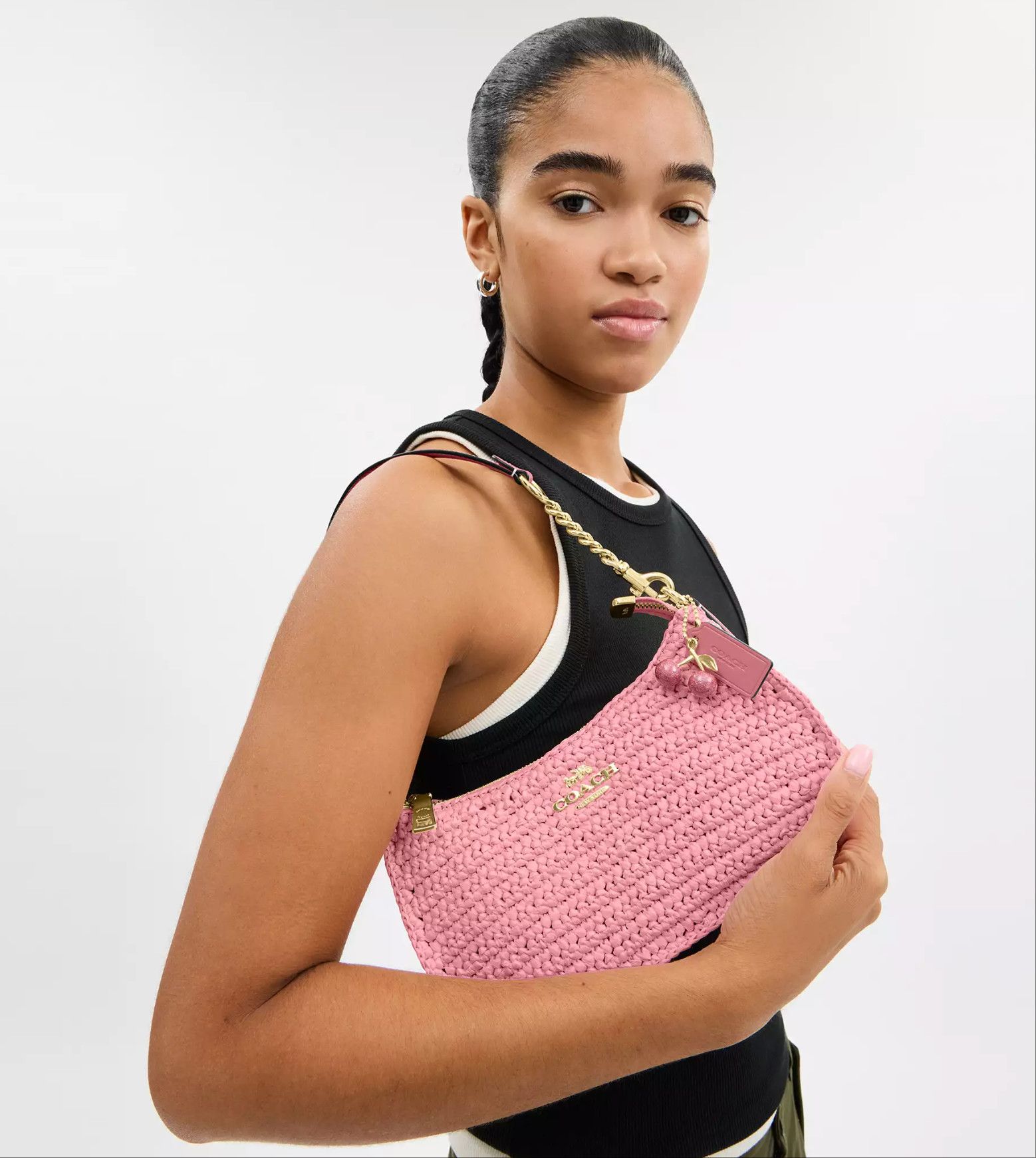 Coach Teri Shoulder Bag CBH59 Cherry Blossom Size ONE SIZE - 9 Thumbnail