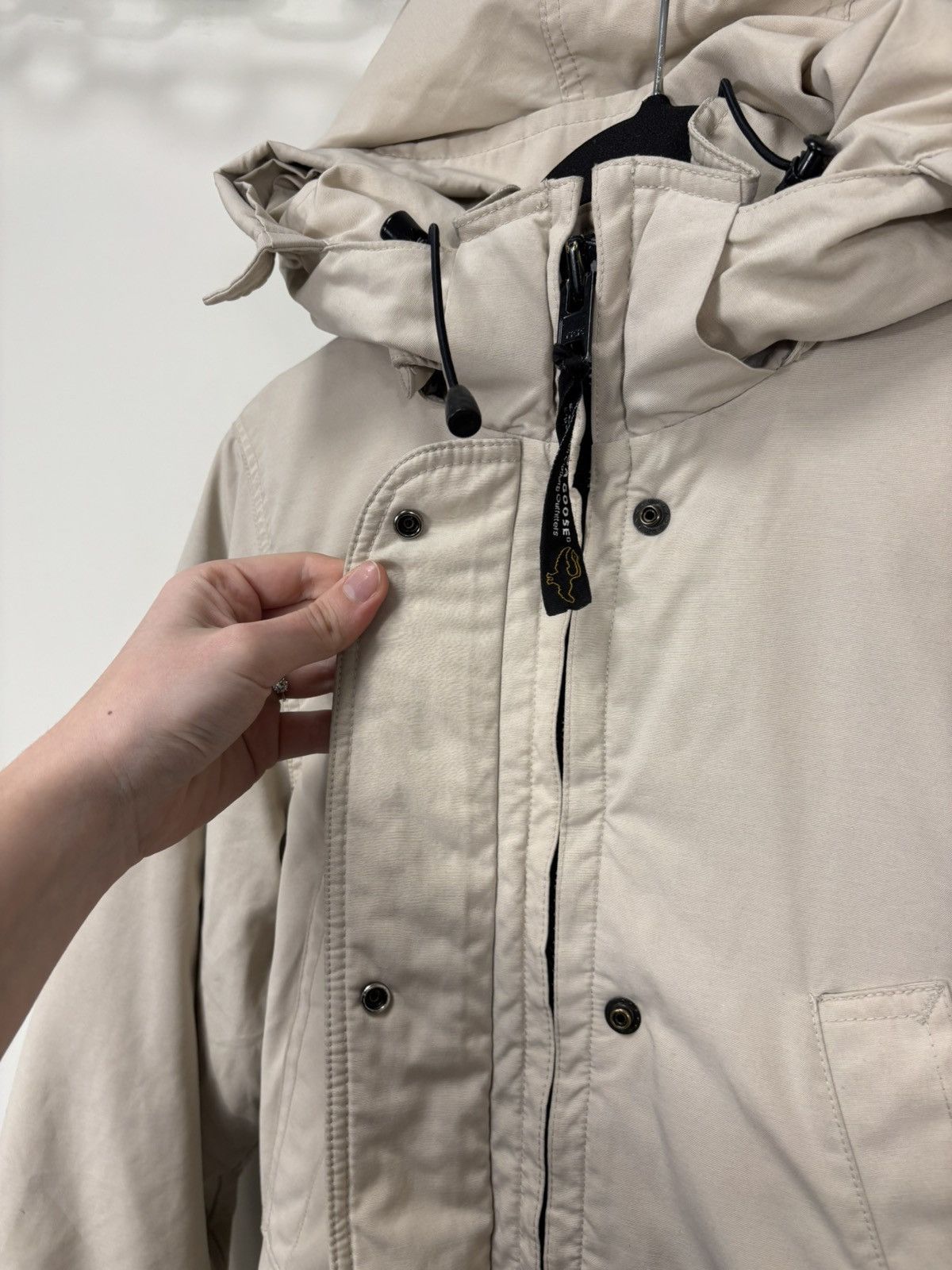 Canada Goose Canada Goode Trillium Women’s Beige Hooded Down Parka Jacket Size XS / US 0-2 / IT 36-38 - 14 Thumbnail