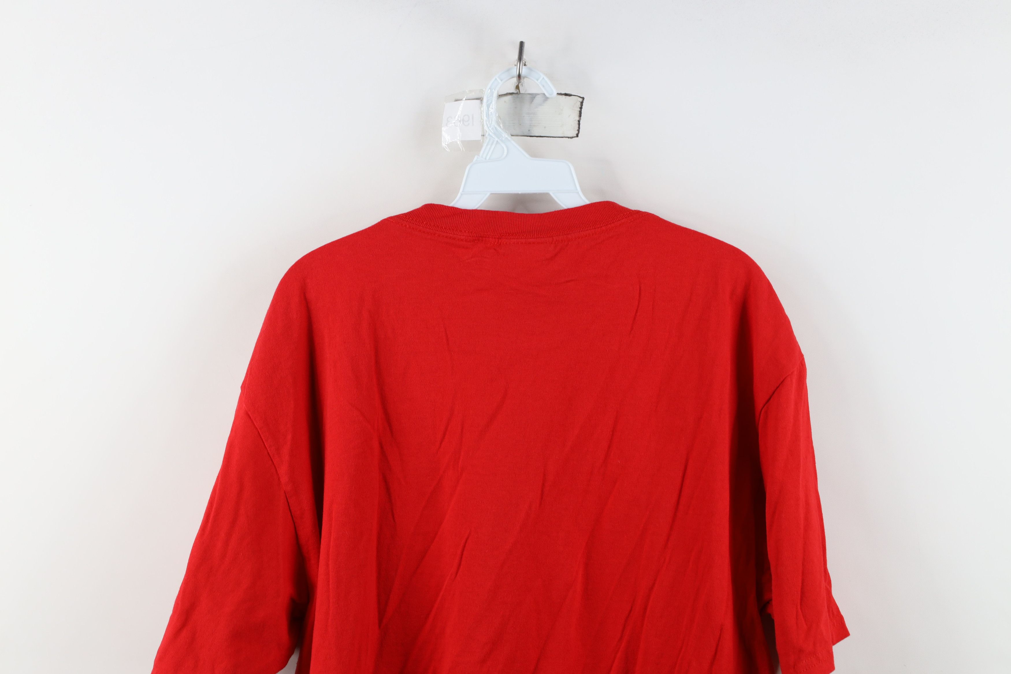 Vintage Vintage Y2K 2003 Spell Detroit Red Wings Hockey T-Shirt Red Size US L / EU 52-54 / 3 - 14 Thumbnail