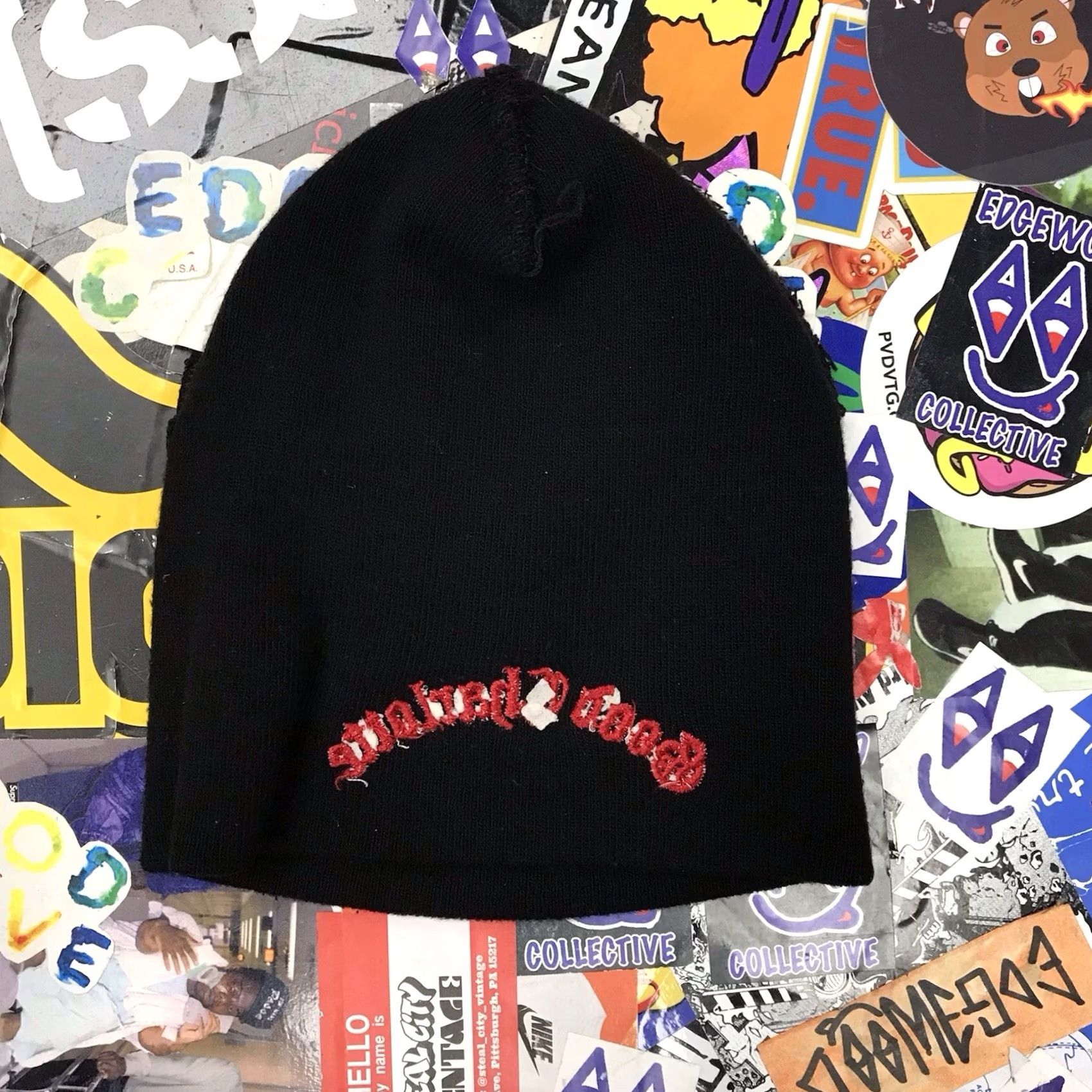 Vintage VINTAGE Good Charlotte Beanie Winter Hat Black One Size Unisex Adults Size ONE SIZE - 4 Thumbnail