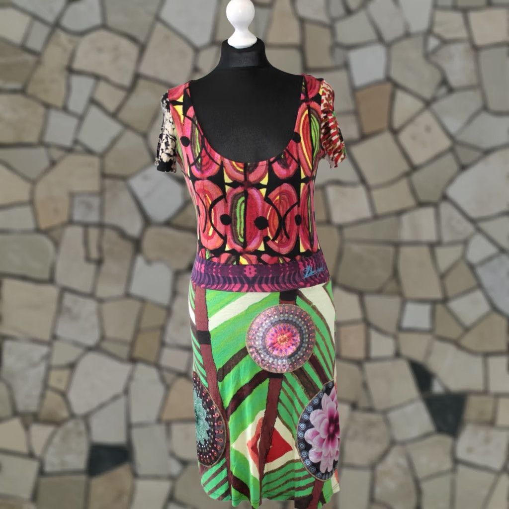 Desigual Desigual womens dress Multicoloured Size M (with defect) Size M / US 6-8 / IT 42-44 - 1 Thumbnail