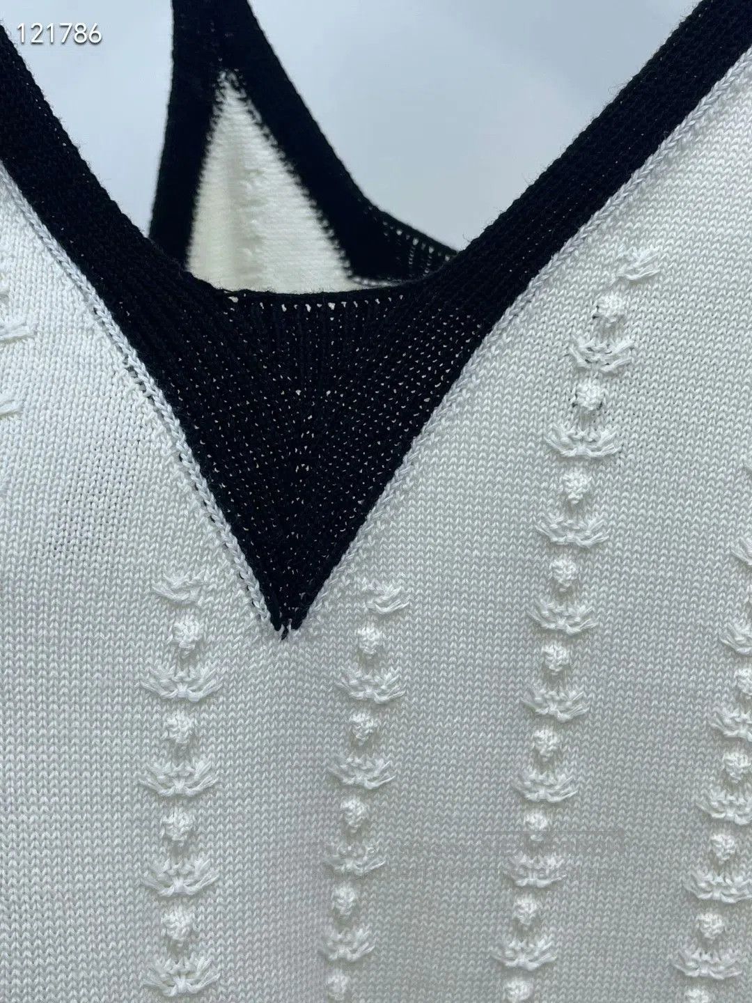 Chanel Chanel 26P Milk White Knit Camisole Dress. Size S / US 4 / IT 40 - 4 Thumbnail