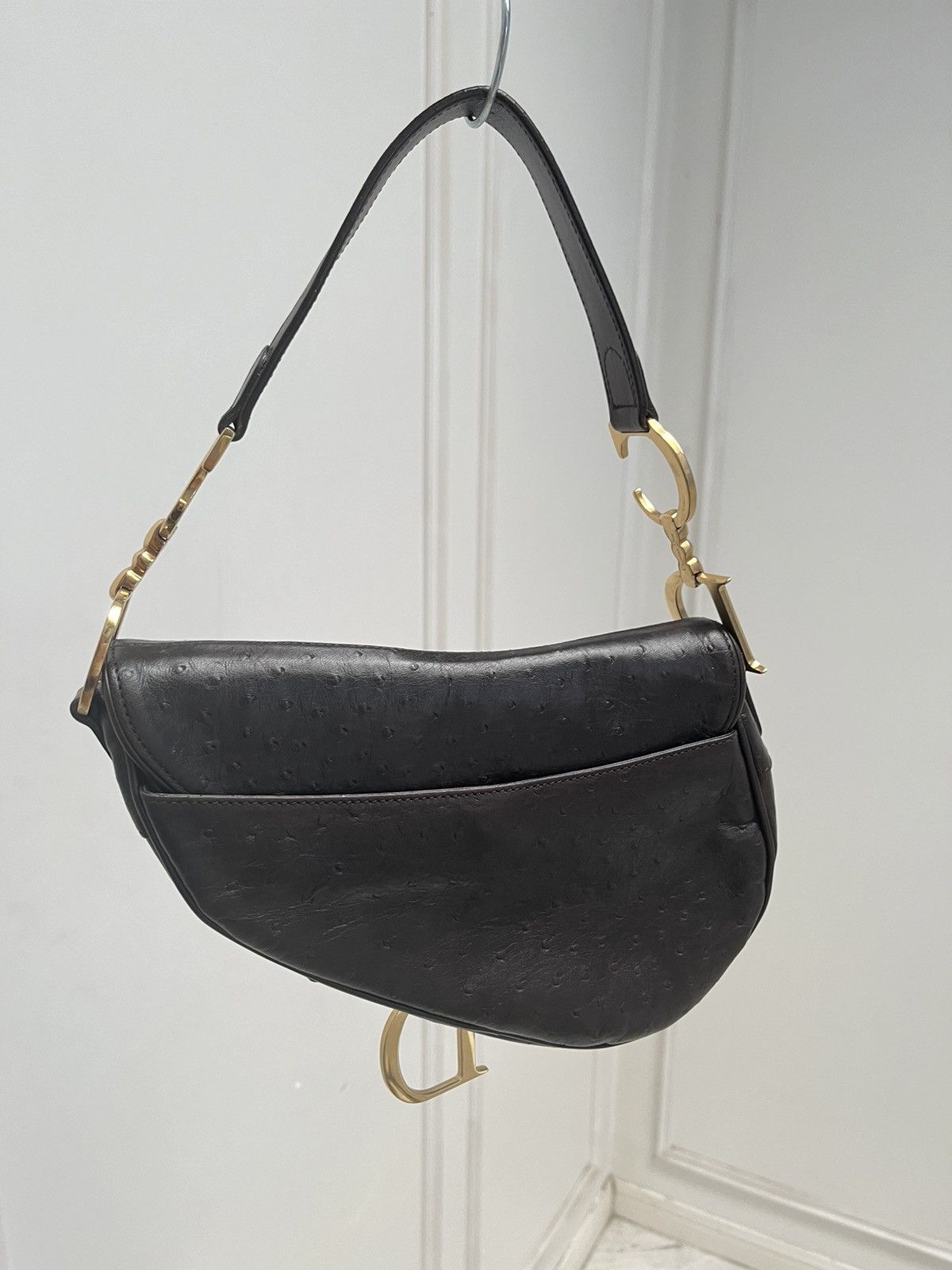 Dior Dior ostrich saddle bag Size ONE SIZE - 7 Thumbnail