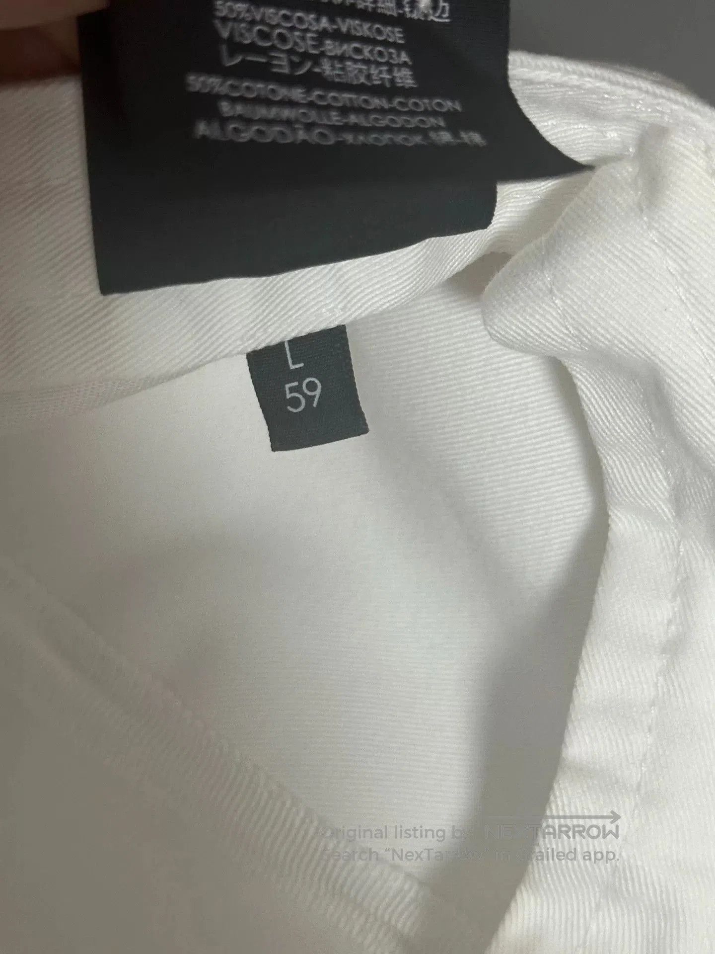 Balenciaga balenciaga embroidered logo baseball cap white. Size ONE SIZE - 8 Thumbnail