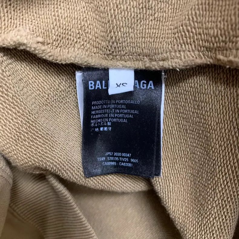 Balenciaga Balenciaga Wheat ear khaki hooded sweater/XS code Size US XS / EU 42 / 0 - 4 Thumbnail