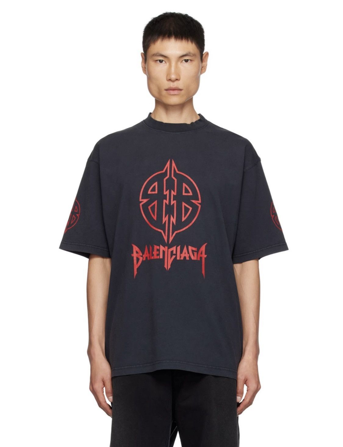 Balenciaga Balenciaga BB Metal Tee Size US M / EU 48-50 / 2 - 12 Thumbnail