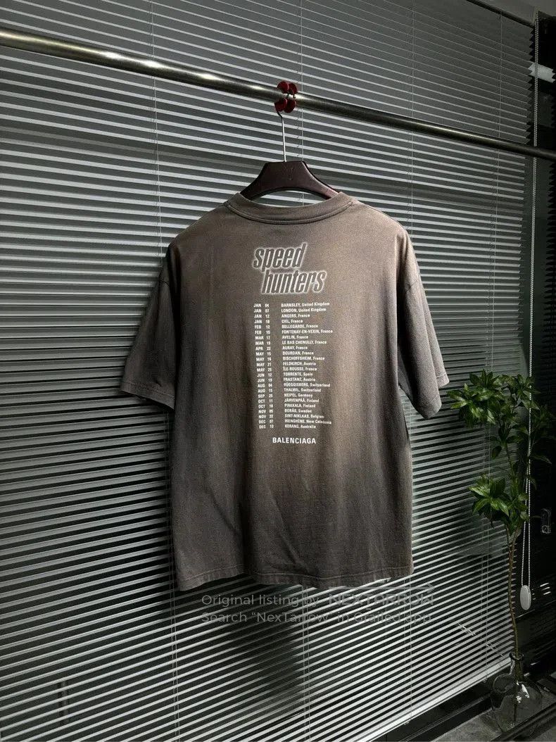 Balenciaga Balenciaga short sleeved mud dyed washed gray Speed Hunter Size US S / EU 44-46 / 1 - 2 Thumbnail