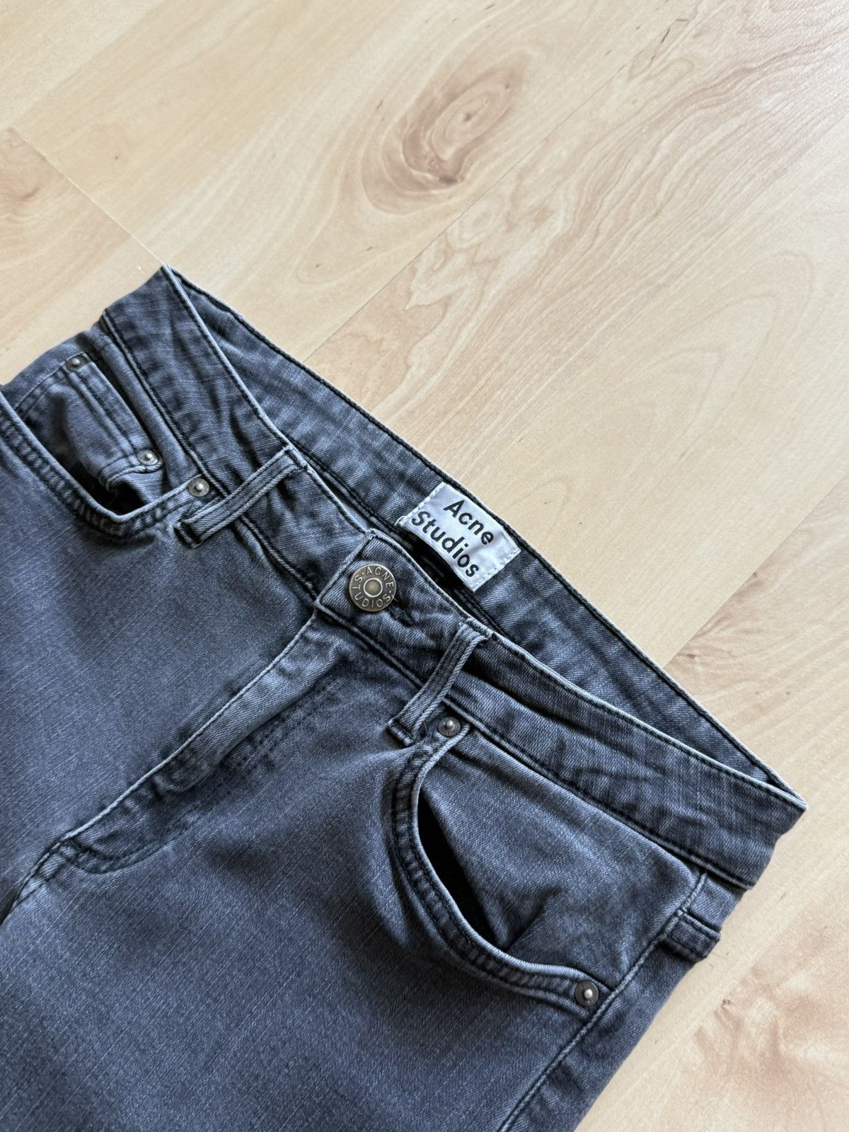 Acne Studios Acne Studios Skin 5 Used Black Jeans Size 28" / US 6 / IT 42 - 3 Thumbnail