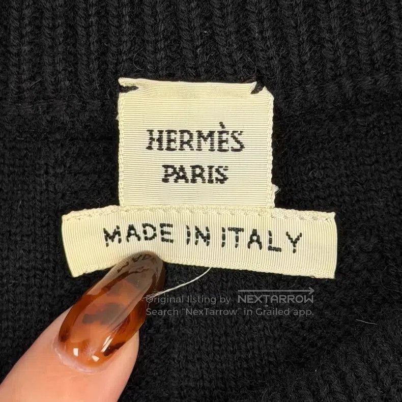 Hermes Hermes Black Full H Wool Sweater Size XS / US 0-2 / IT 36-38 - 5 Thumbnail