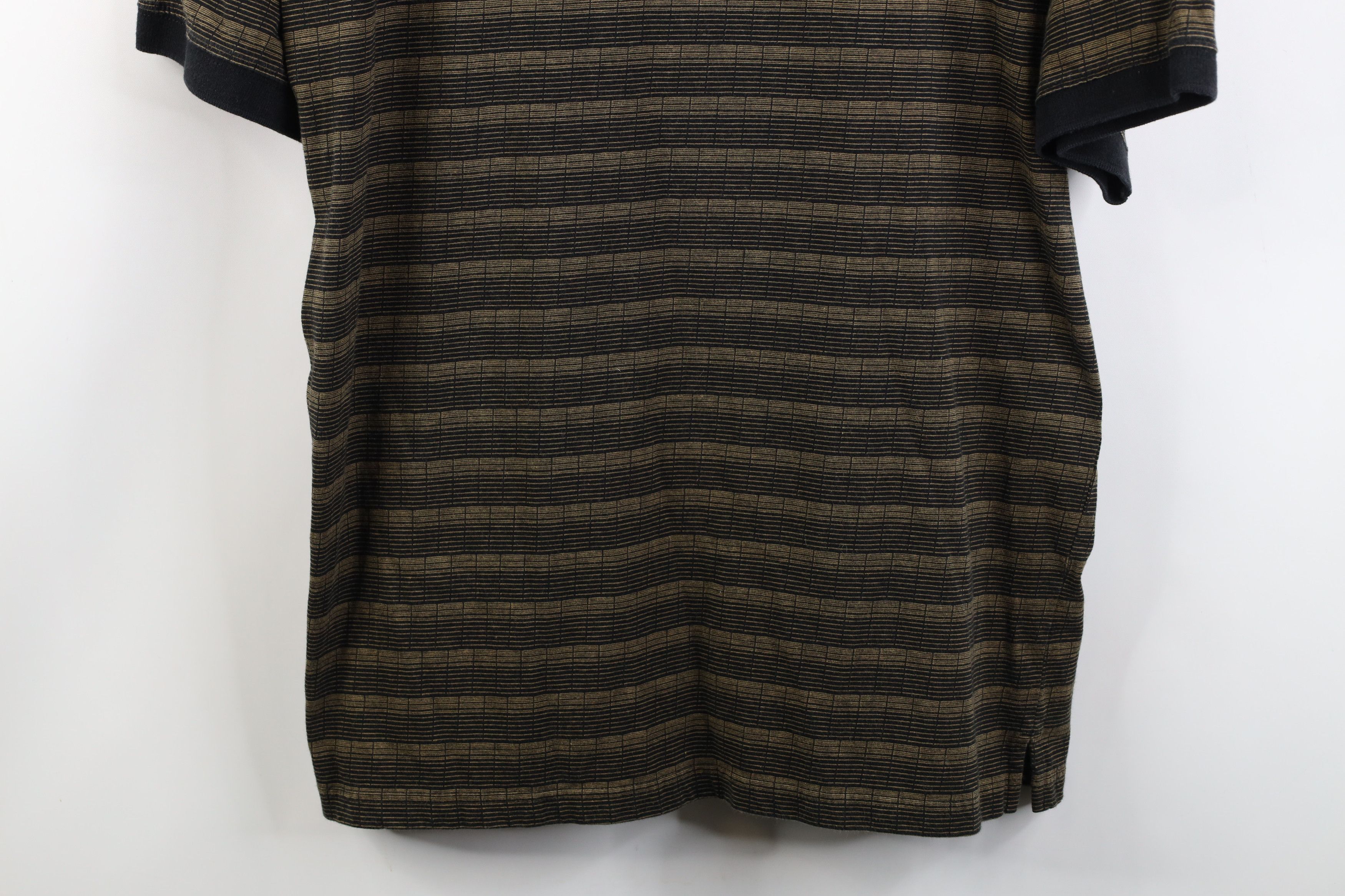 Vintage Vintage 90s Streetwear Striped Knit Collared Golf Polo Shirt Size US XL / EU 56 / 4 - 3 Thumbnail