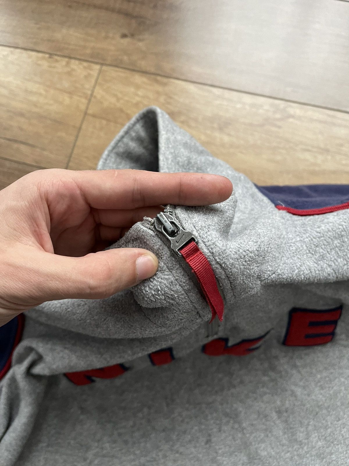 Vintage Nike Vintage Fleece Teddy Sweatshirt Jacket 90s Size US XL / EU 56 / 4 - 11 Thumbnail