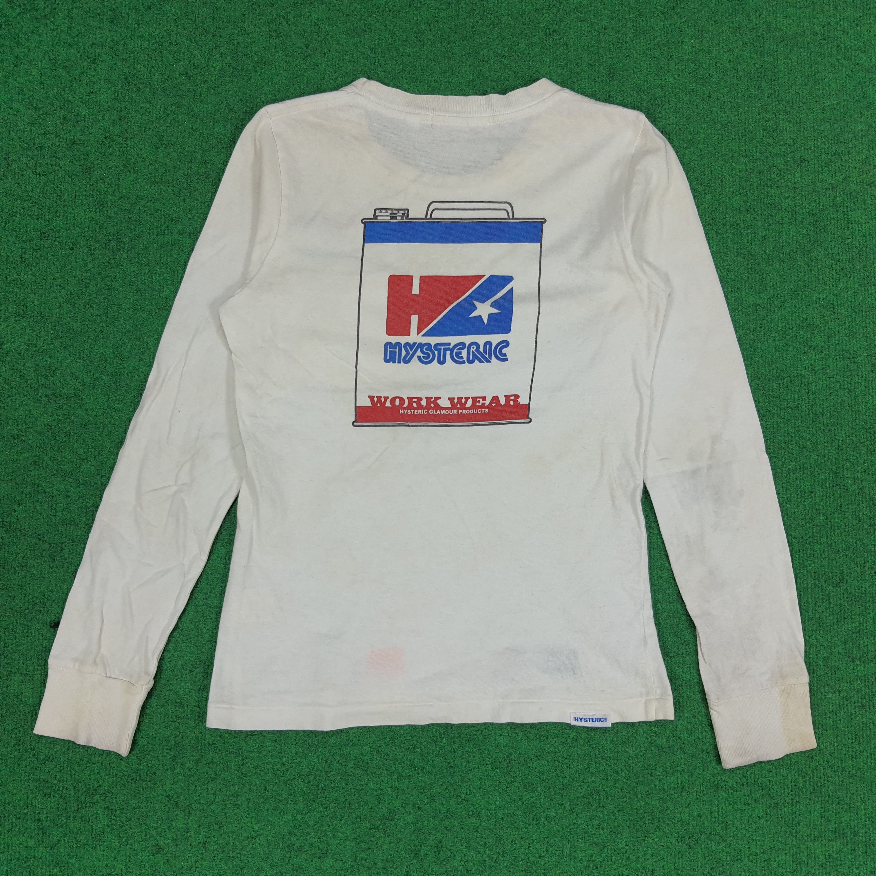 Hysteric Glamour × Japanese Brand × Vintage Vintage Hysteric Glamour Work Wear Japan Brand Tshirt Size US XS / EU 42 / 0 - 1 Thumbnail