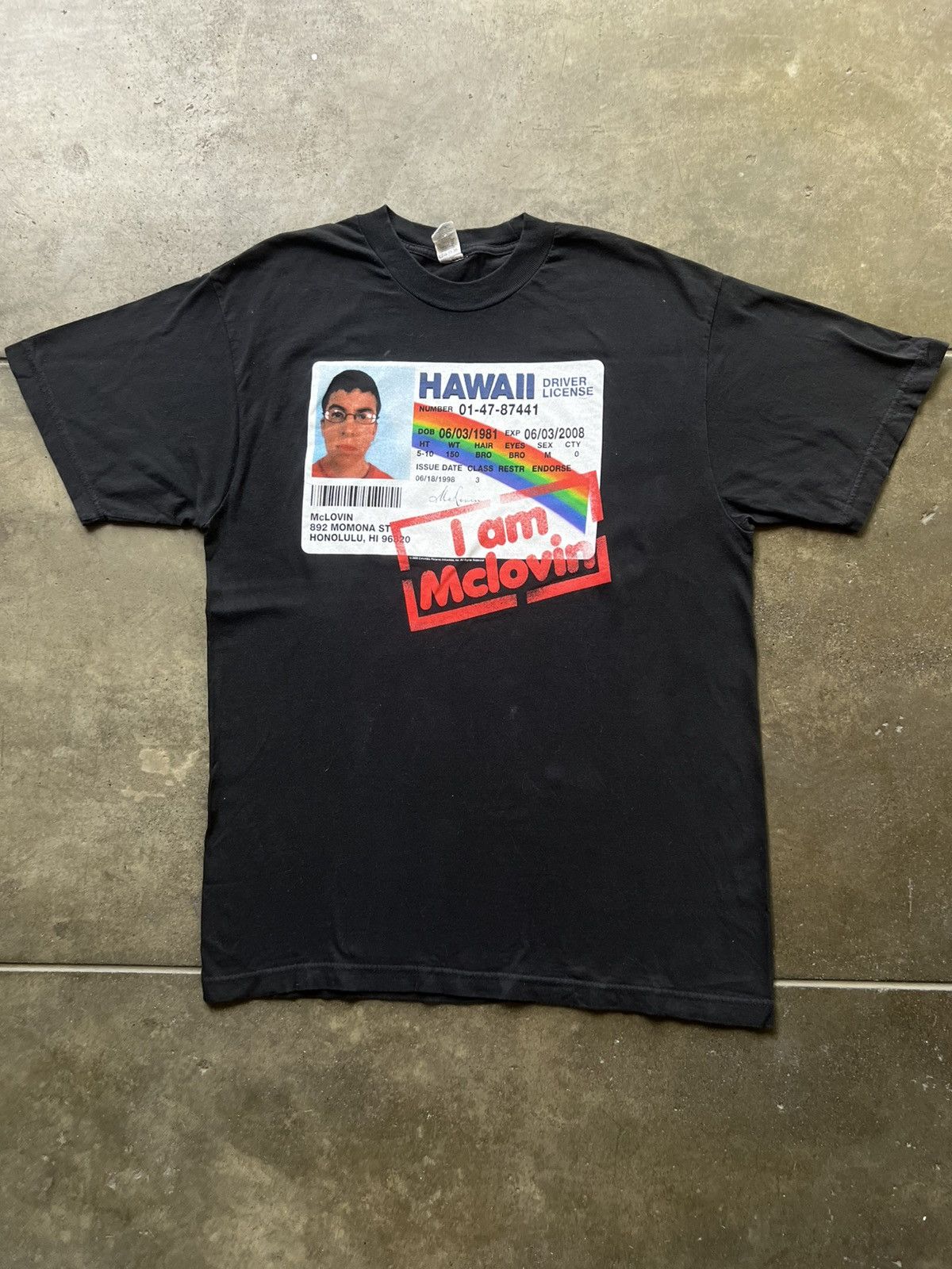 ‘00s Superbad Mclovin Movie Promo Tee Shirt Comedy