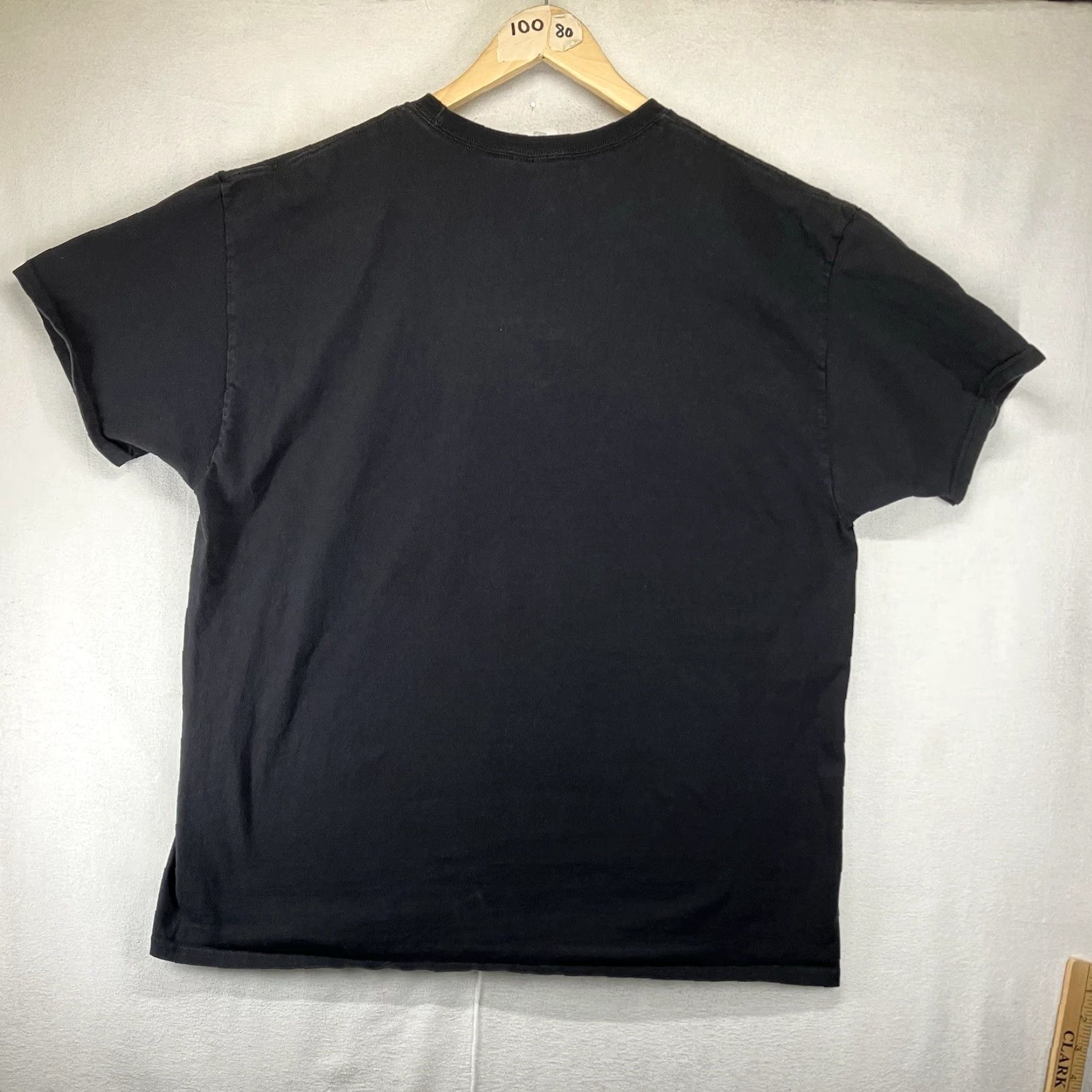Hanes VINTAGE Hanes Effects Pedal T Shirt XL Black Crew Neck Short Sleeve Logo 90s Music USA Mens T-Shirt Size US XL / EU 56 / 4 - 2 Thumbnail
