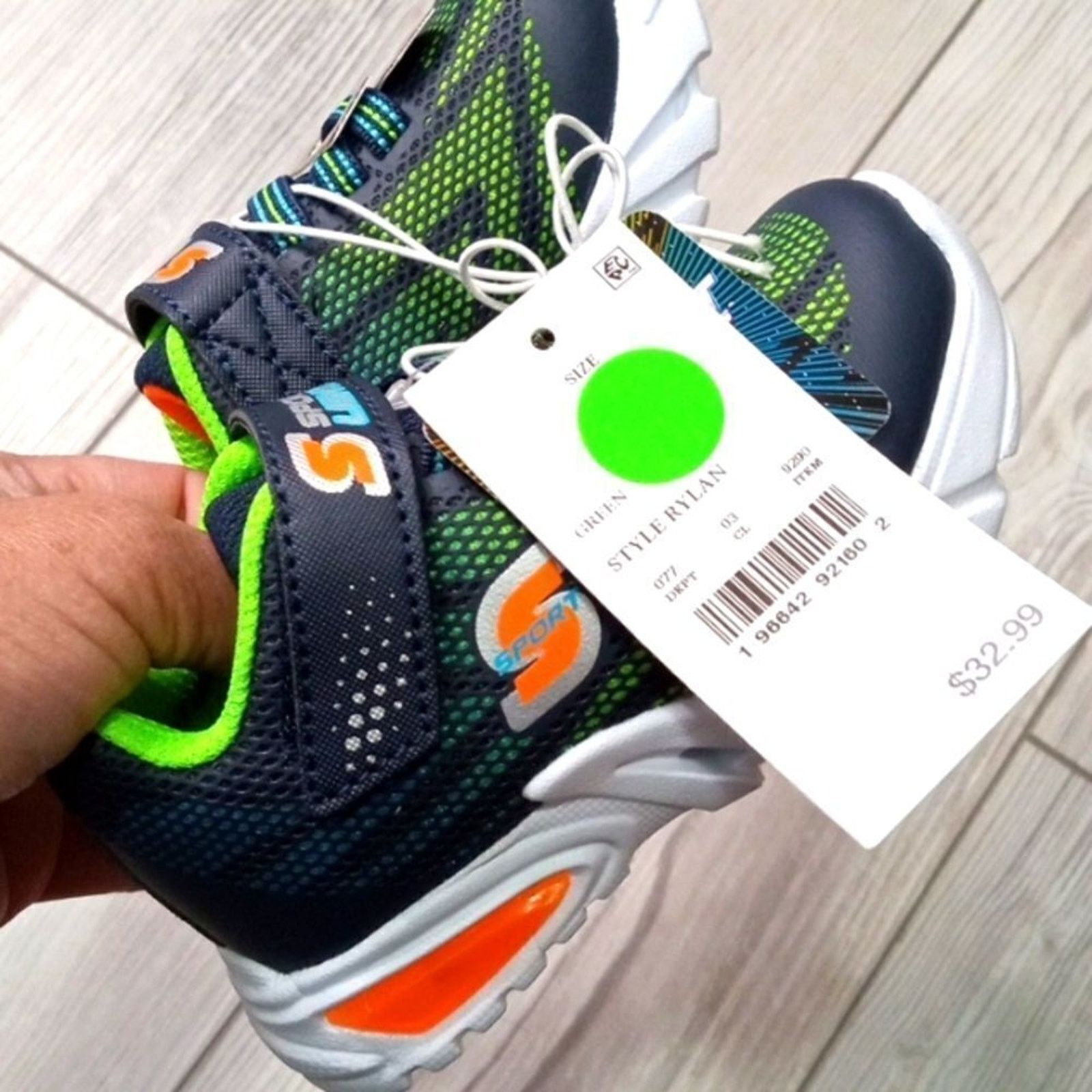 SKECHERS (S-3506) S Sport by Skechers Rylan Light-Up Sneakers Sz 5 Size US 5 / IT 35 - 3 Thumbnail