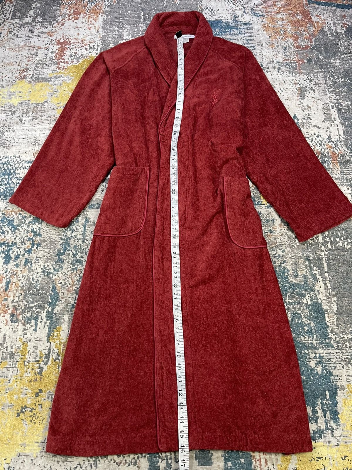 Yves Saint Laurent Yvest Saint Laurent Shawl Collar Terrycloth Bathrobe Size US L / EU 52-54 / 3 - 14 Thumbnail