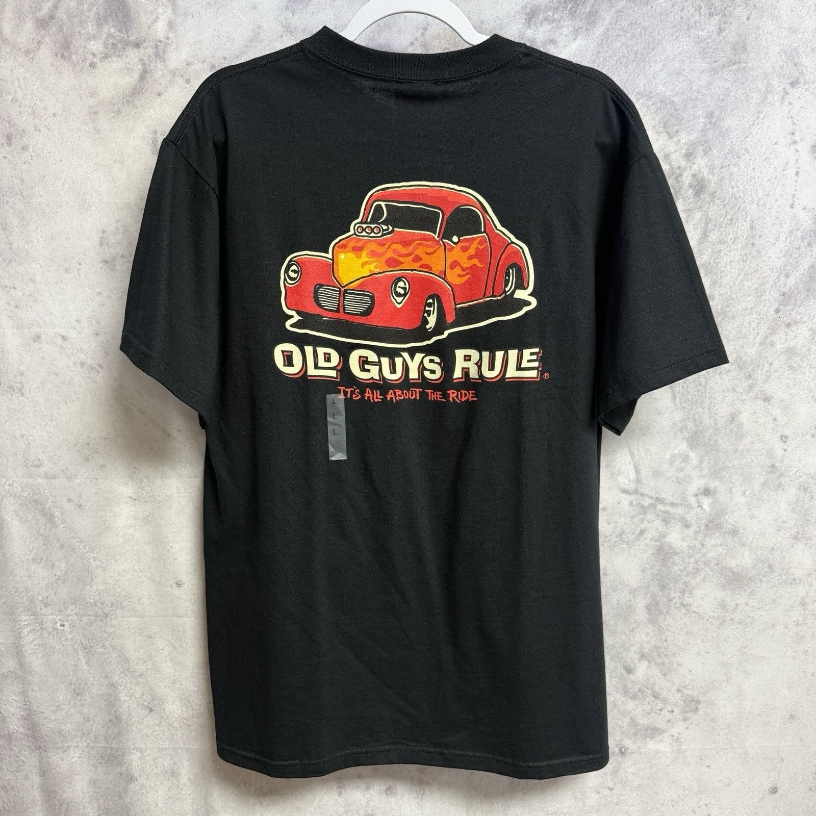Vintage Vintage Old Guys Rule T Shirt Mens Large 21x29 Black New Wit Size US L / EU 52-54 / 3 - 2 Thumbnail
