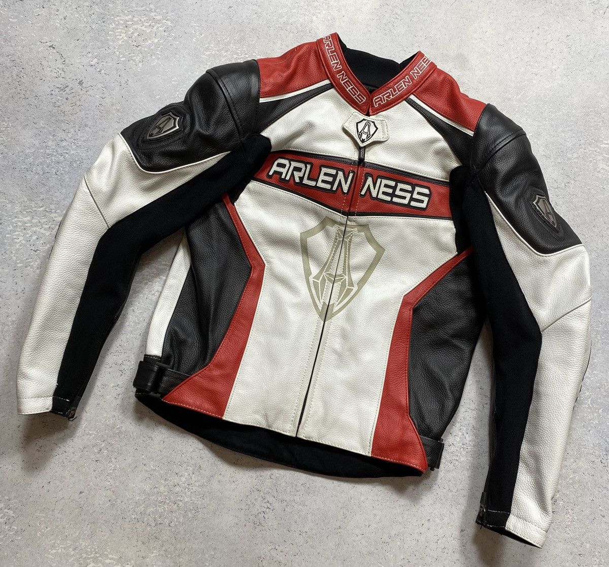 Leather Men's motorcycle leather jacket Arlen Ness Edge Size US L / EU 52-54 / 3 - 2 Thumbnail