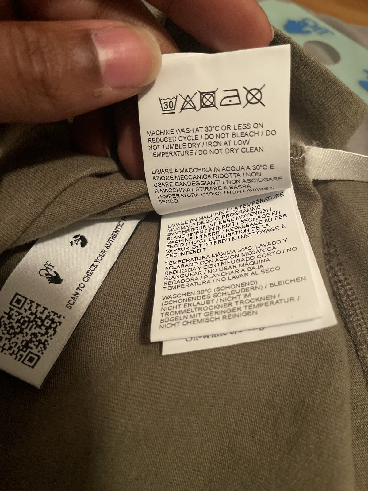 Off-White Negative Mark Green OFF-WHITE Skate Tee Size US S / EU 44-46 / 1 - 7 Thumbnail