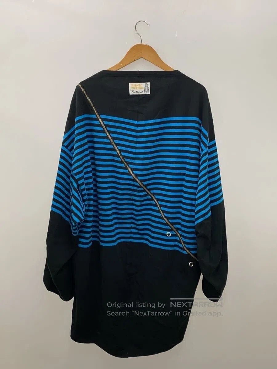 Takahiromiyashita The Soloist. Soloist Checkered Zip Long Tee Shirt. Size M / US 6-8 / IT 42-44 - 3 Thumbnail