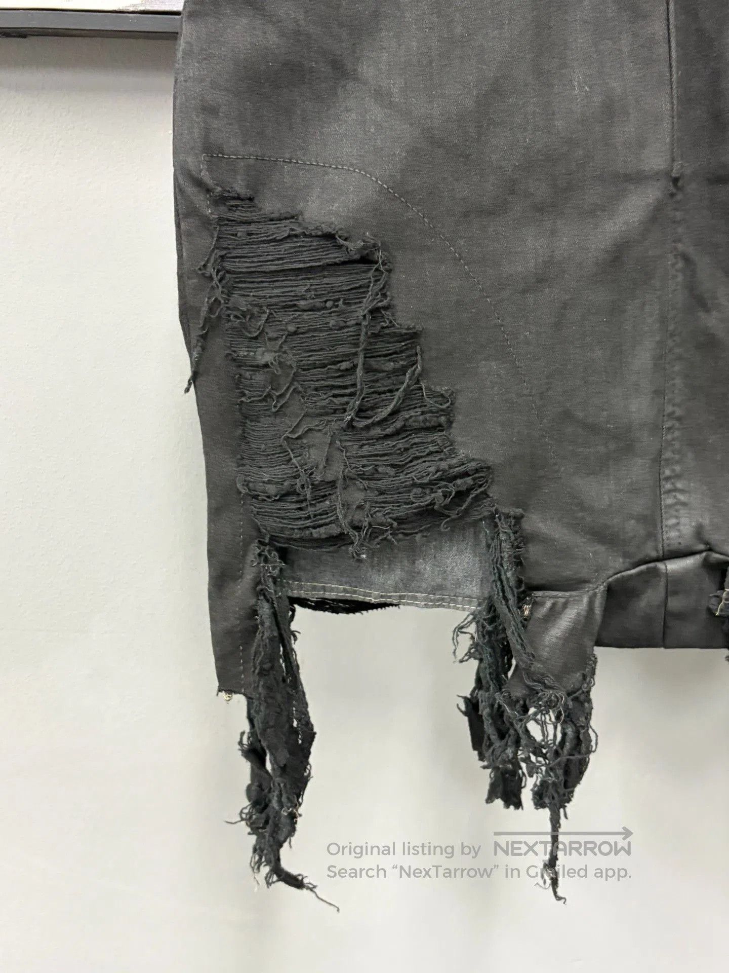 Rick Owens Drkshdw Rick Owens Drkshdw 24ss Washed Fringe Shorts. Size 24" / US 00 / IT 34 - 7 Thumbnail