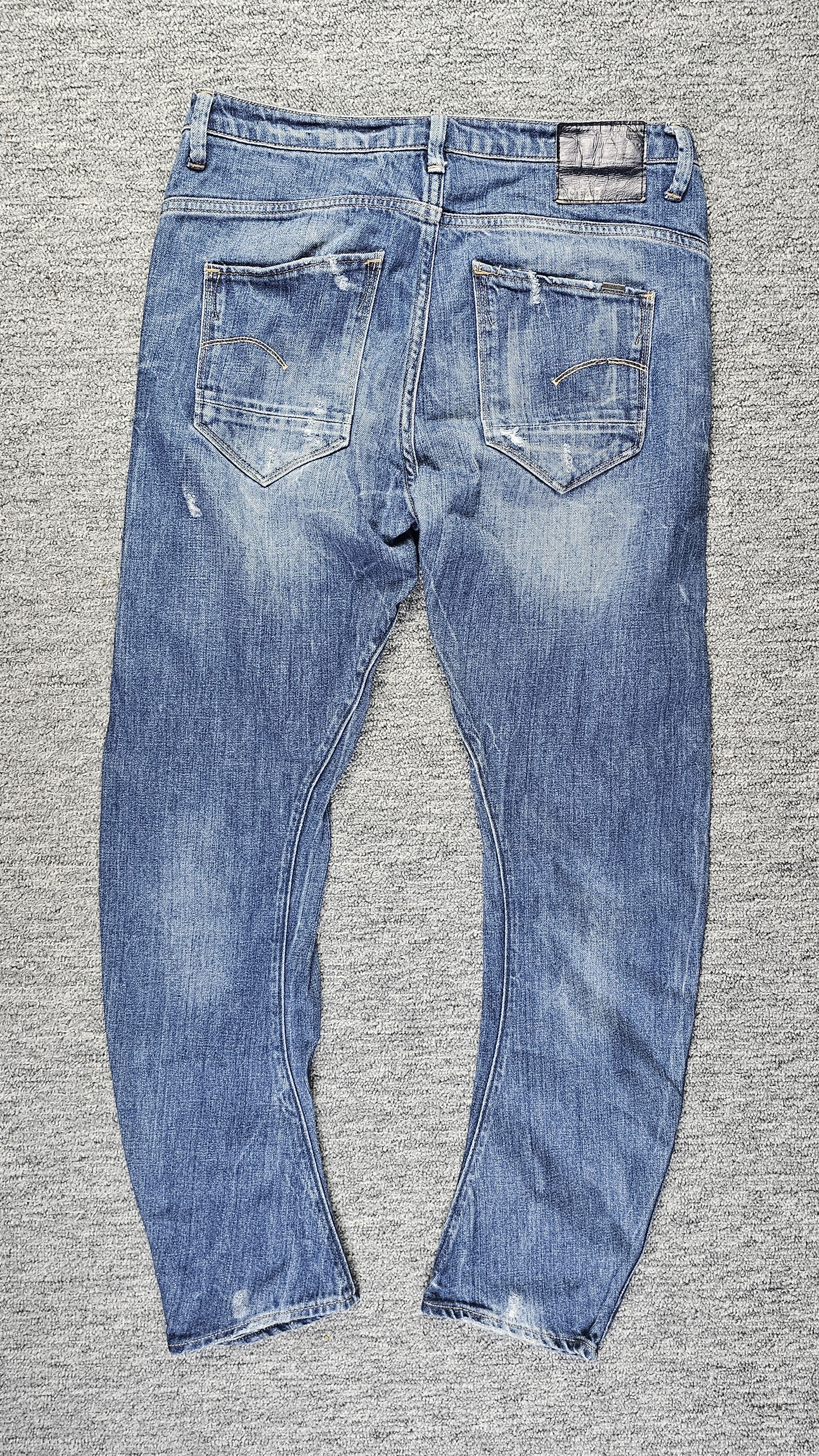 G-Star G-Star Raw Arc 3D Tapered Cotton Denim Jeans Womens W26 L32 Size 26" / US 2 / IT 38 - 2 Thumbnail