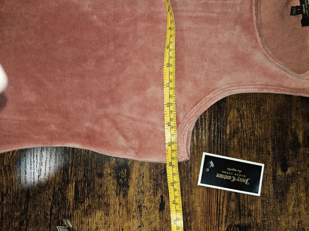 Juicy Couture NWT Juicy Couture Velour Tank Dress Burnt Rose S Size S / US 4 / IT 40 - 5 Thumbnail