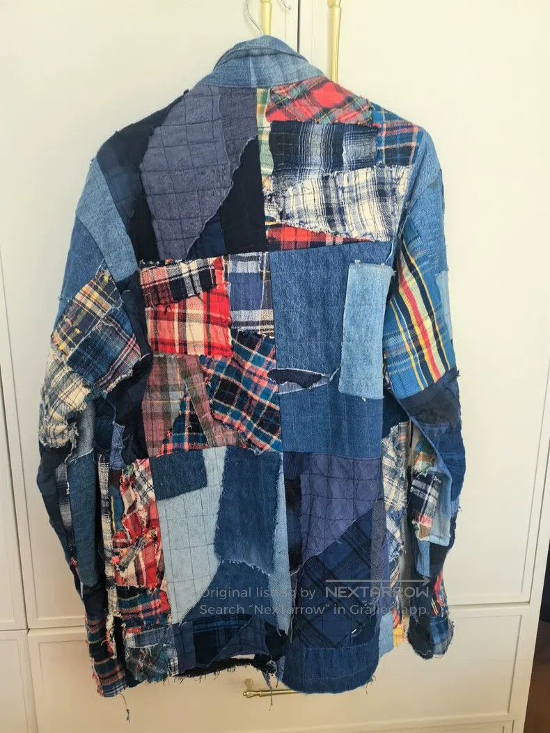 Greg Lauren Greg Lauren Heavyweight Spliced Denim Jacket Size US M / EU 48-50 / 2 - 2 Thumbnail