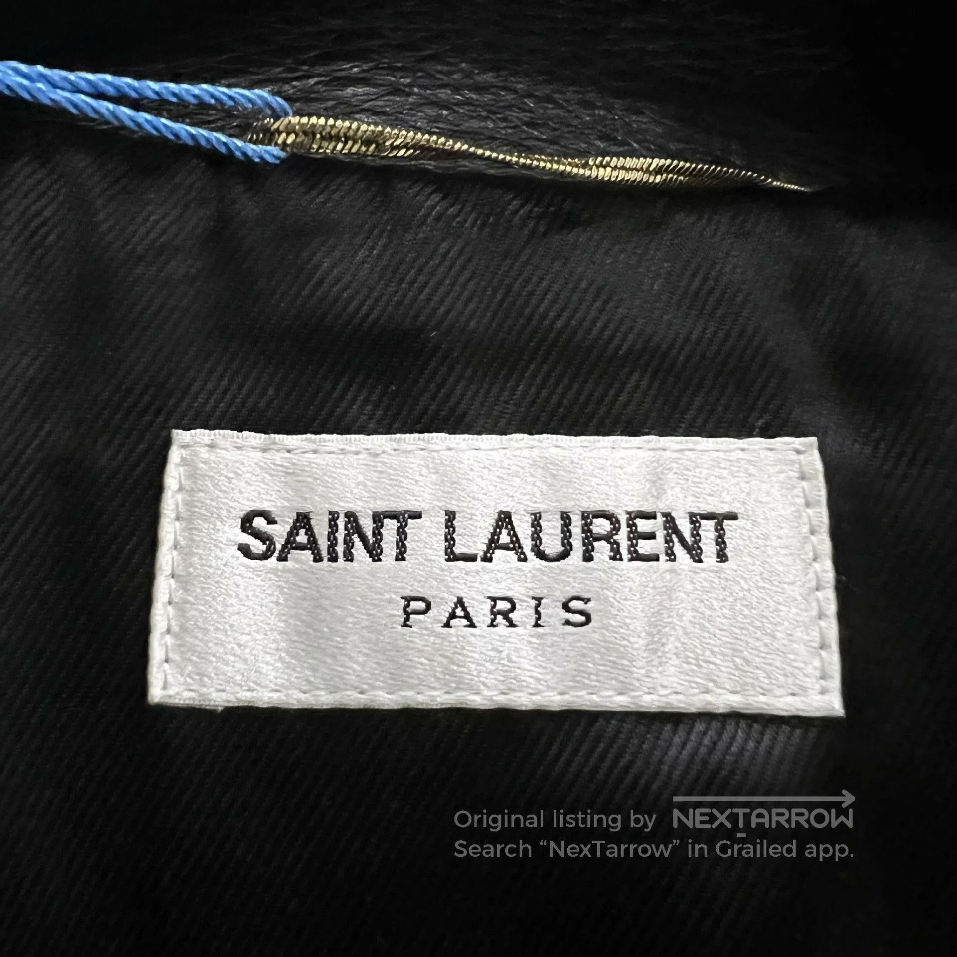 Saint Laurent Paris Saint Laurent Black Leather Biker Jacket. Size US M / EU 48-50 / 2 - 3 Thumbnail