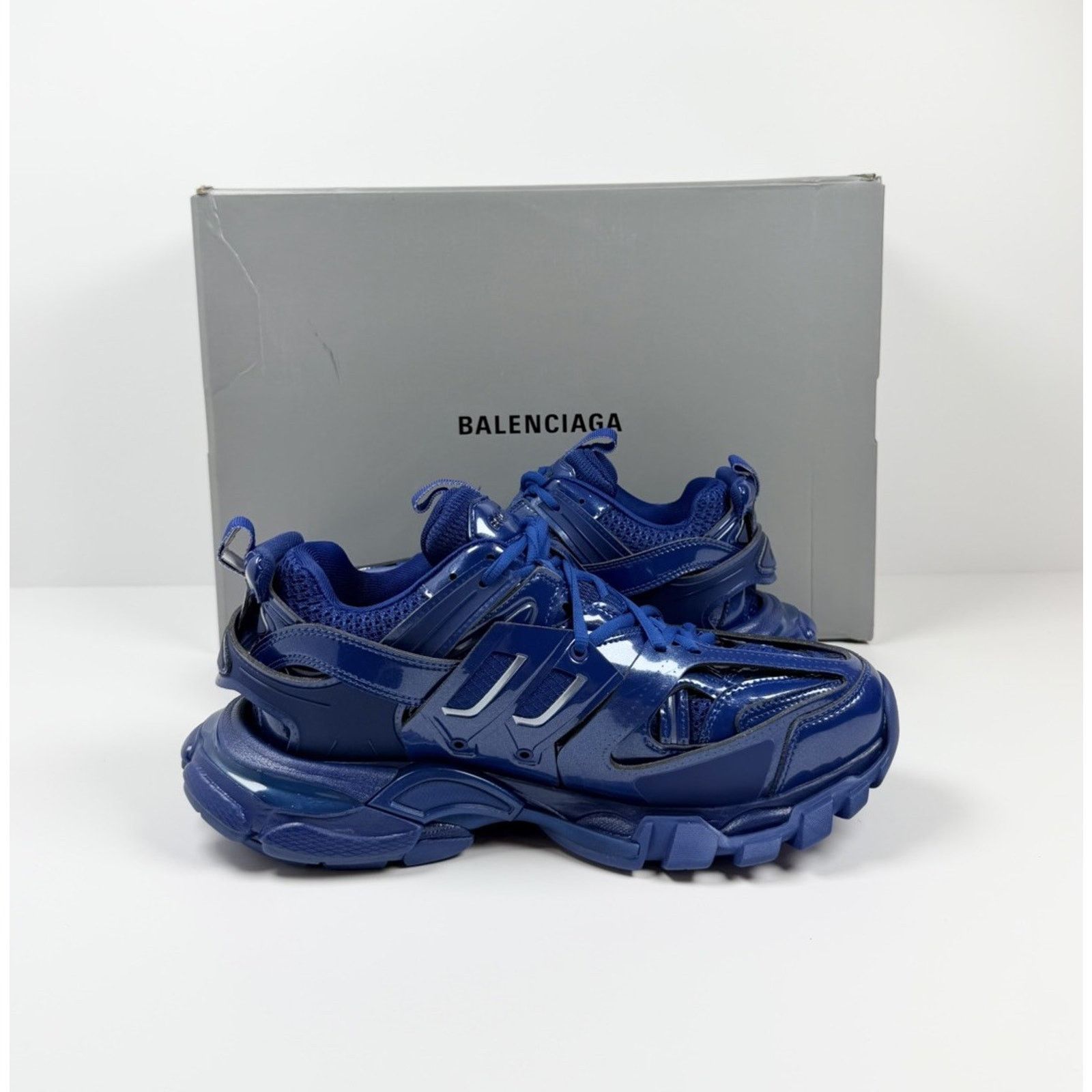 Balenciaga Size 40EU/7US - Balenciaga Track Metallic Blue NEW Size US 7 / EU 40 - 5 Thumbnail