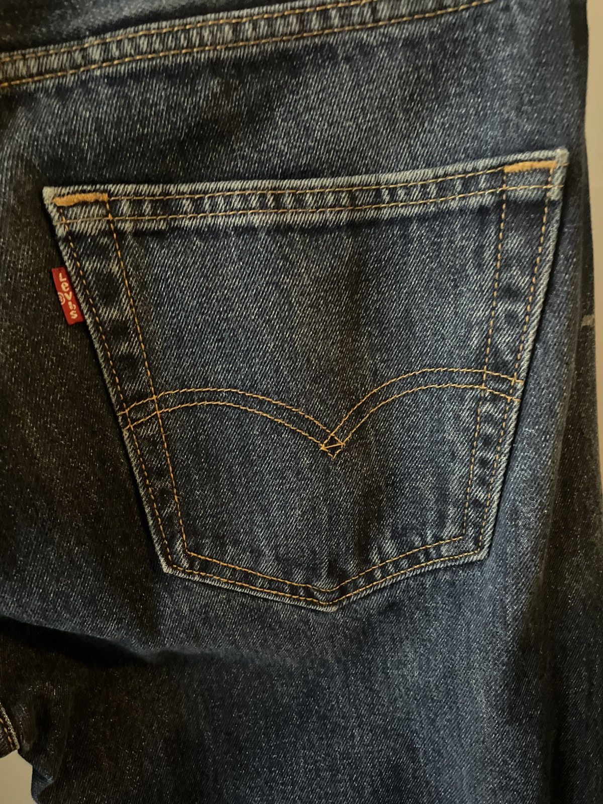 Levi's Levis Dark Washed Denim Jeans Size US 34 / EU 50 - 3 Thumbnail
