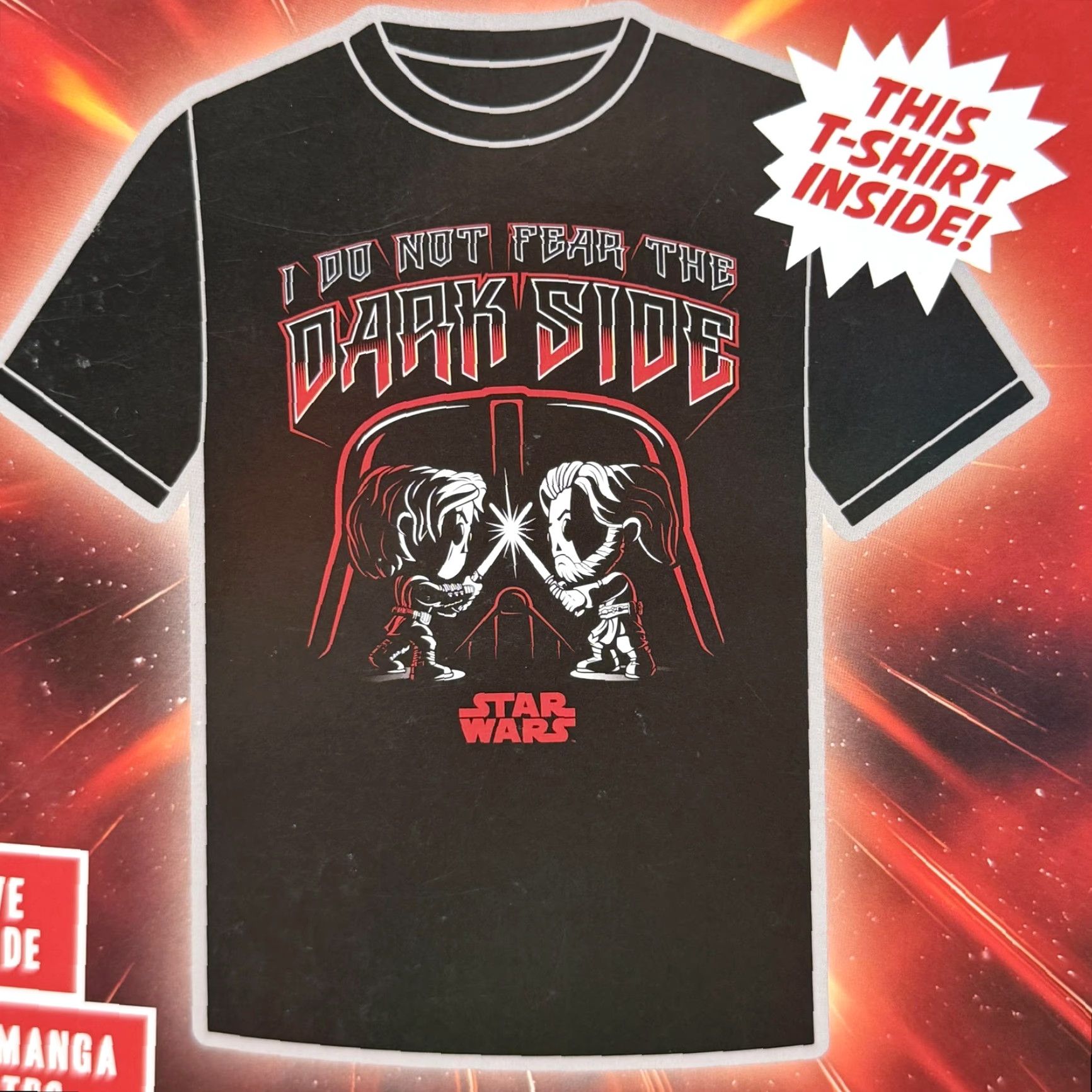 Star Wars VINTAGE Star Wars Shirt Mens Large Black Funko Pop Tees Anakin Vs Obi Wan Graphic Size US L / EU 52-54 / 3 - 7 Thumbnail