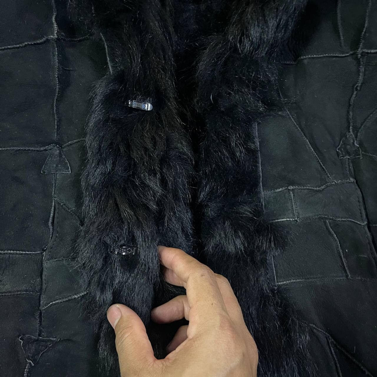 Issey Miyake Issey Miyake Inspired Patchwork Leather Fur Jacket Size M / US 6-8 / IT 42-44 - 9 Thumbnail