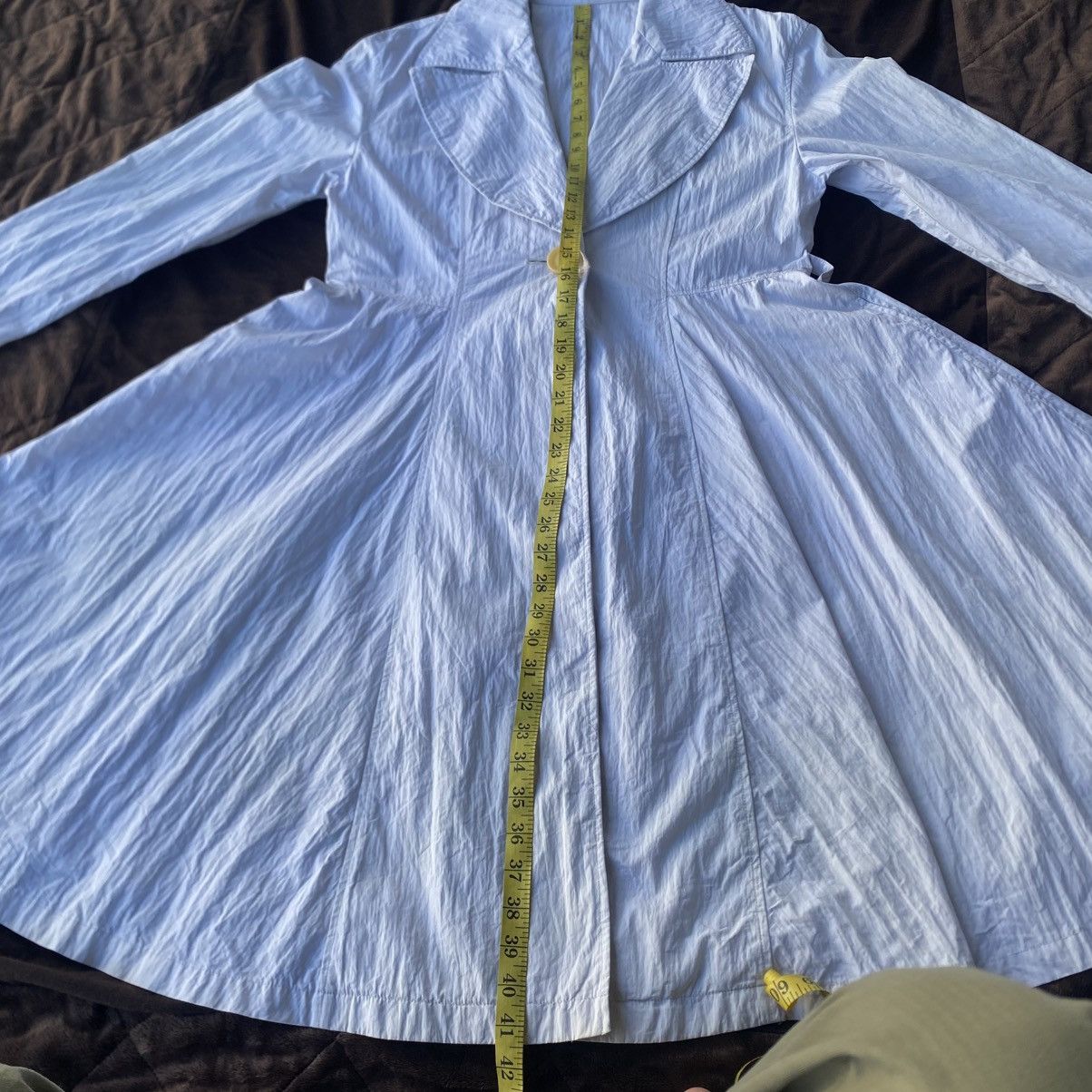 Issey Miyake 🔥Archived🔥Issey Miyake i.S. Vintage Flared Long Coat Jacket Size M / US 6-8 / IT 42-44 - 24 Thumbnail