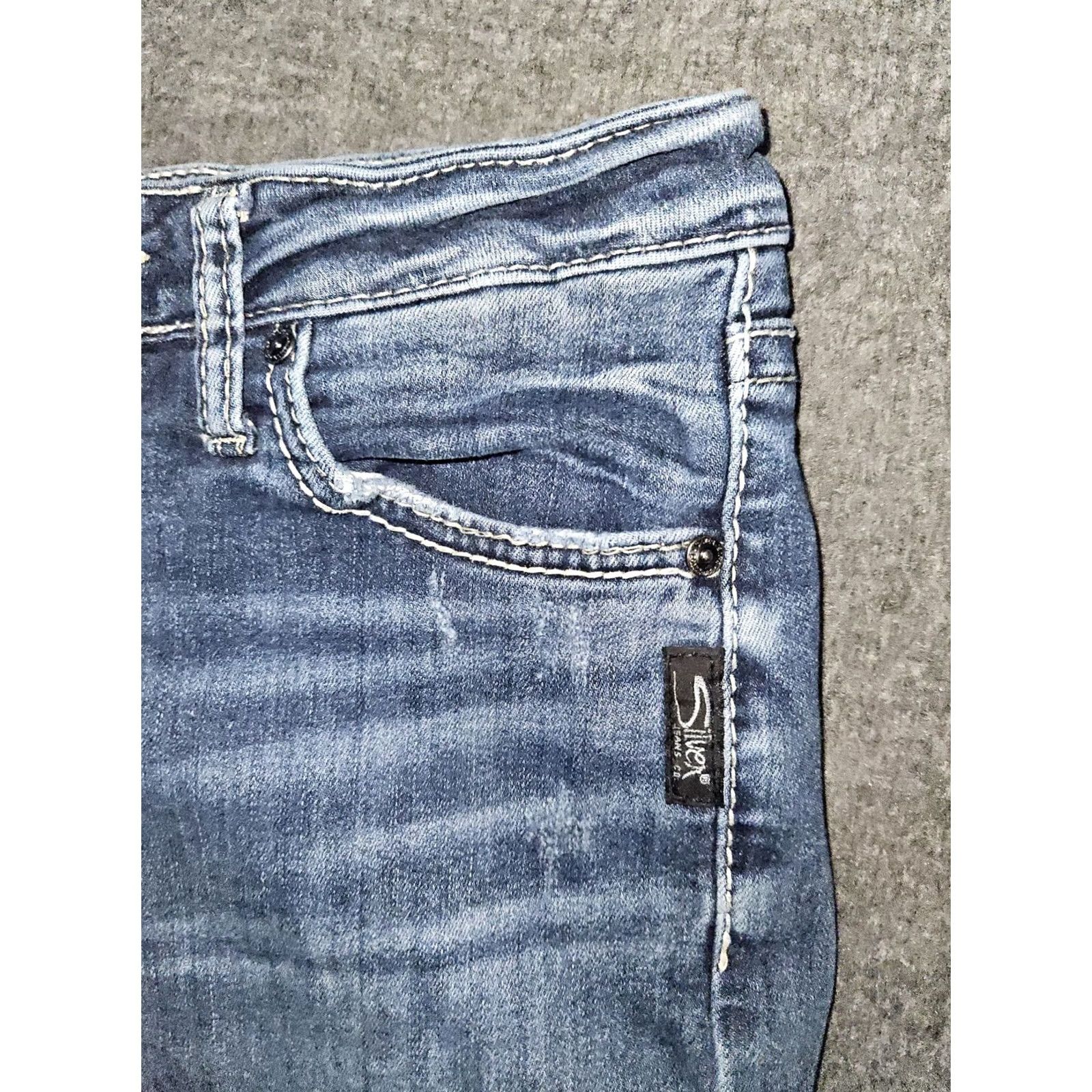 Silver Jeans Co. VINTAGE? No. (Cannot assume) Size 26" / US 2 / IT 38 - 7 Thumbnail