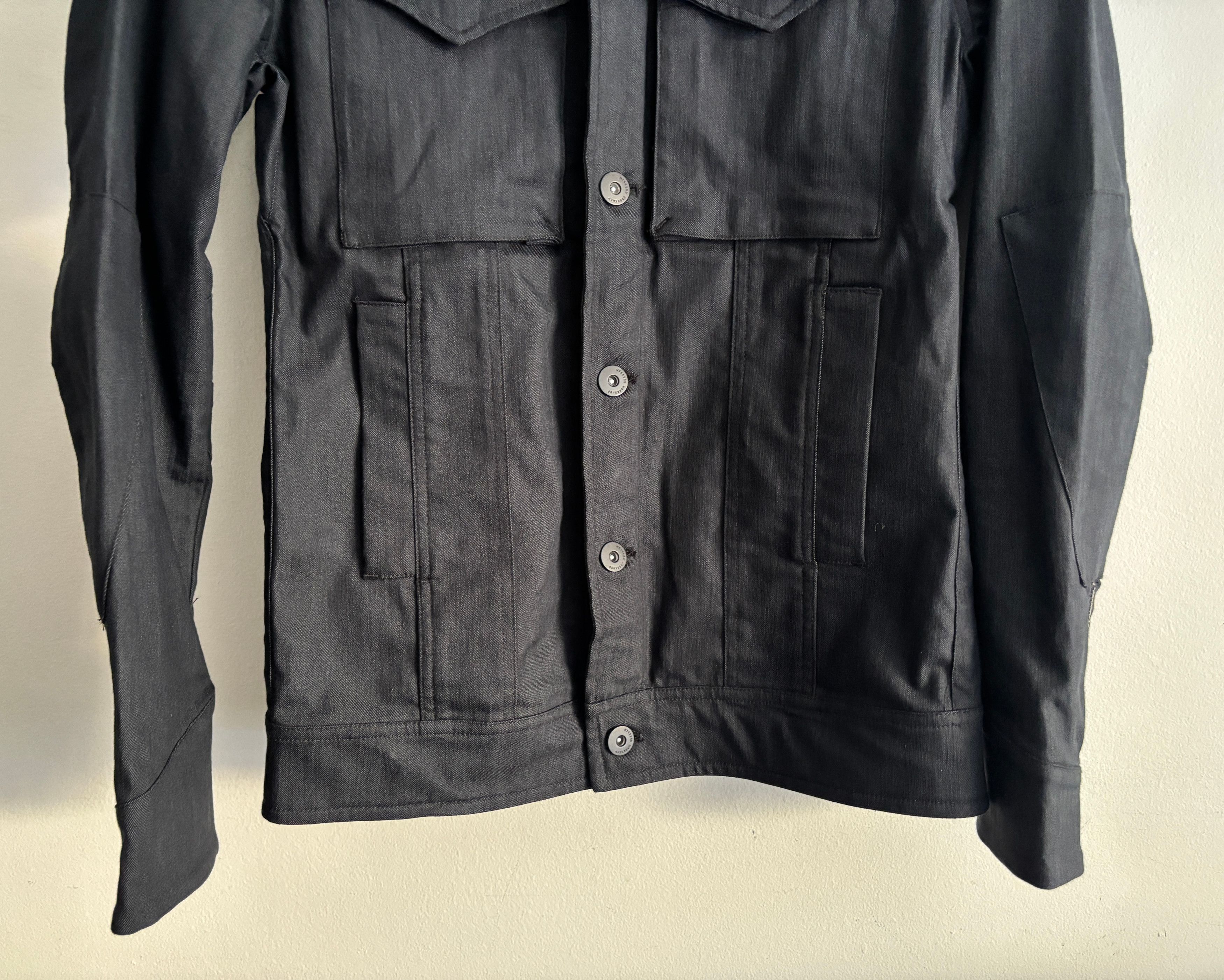 Mission Workshop $485 The Stack Black Denim Schoeller Jacket - XS/ Small Size US XS / EU 42 / 0 - 2 Thumbnail